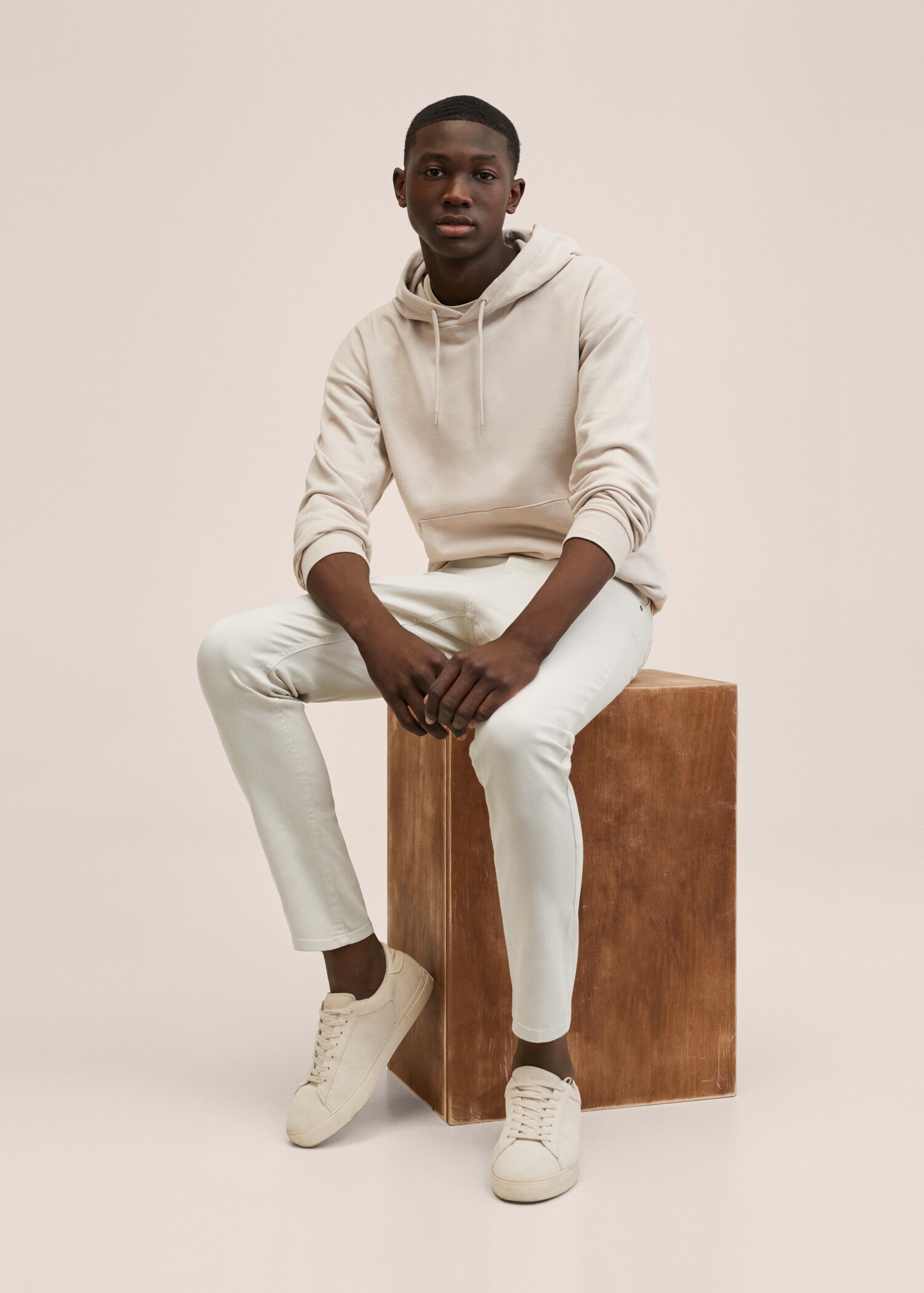 Regular-fit cotton trousers - Details of the article 3