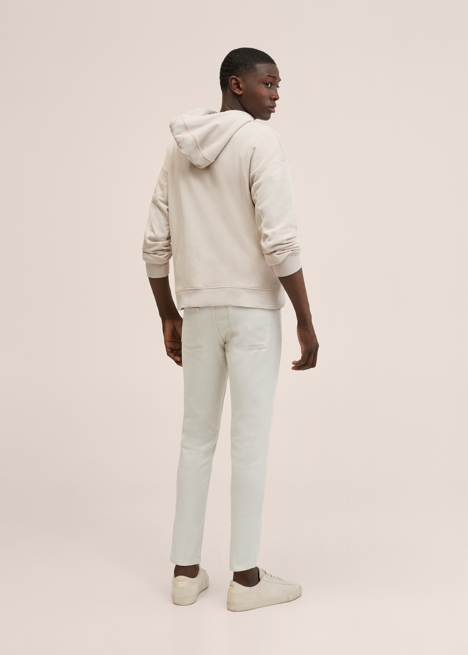 Regular-fit cotton trousers - Reverse of the article