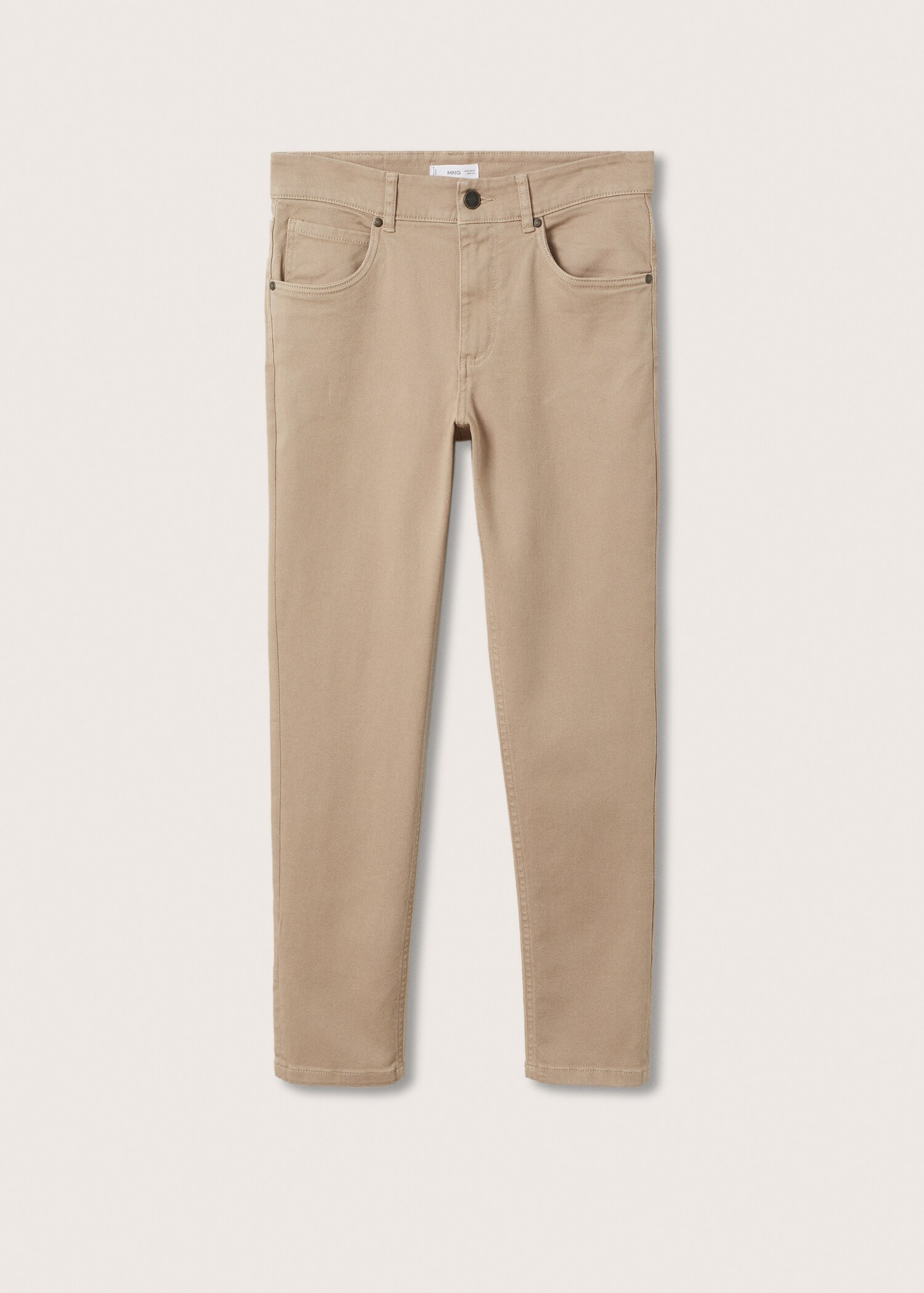 Regular-fit cotton trousers - Article without model