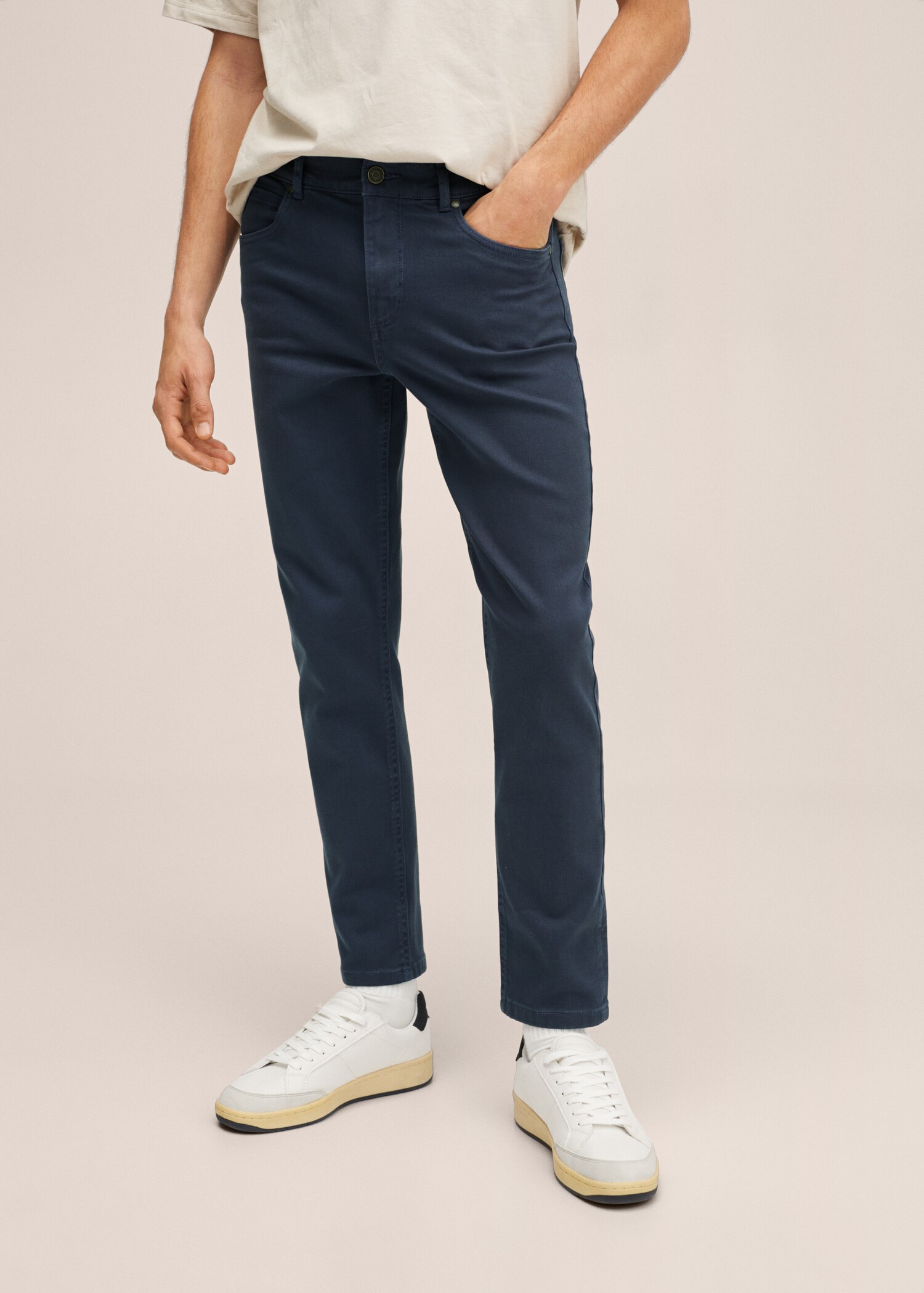 Regular Fit-Baumwollhose - Detail des Artikels 1