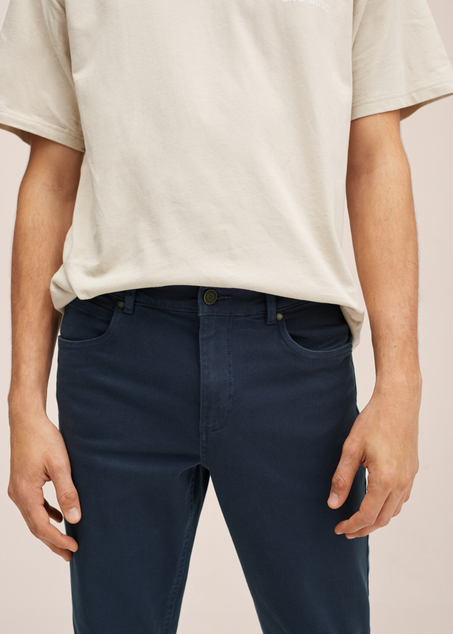 Regular Fit-Baumwollhose - Detail des Artikels 2