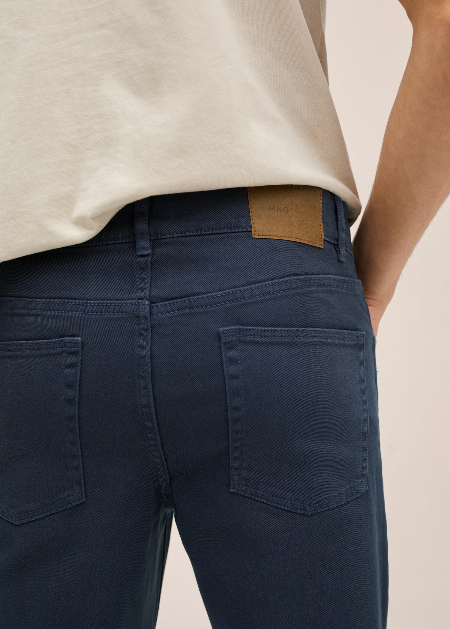 Regular Fit-Baumwollhose - Detail des Artikels 3