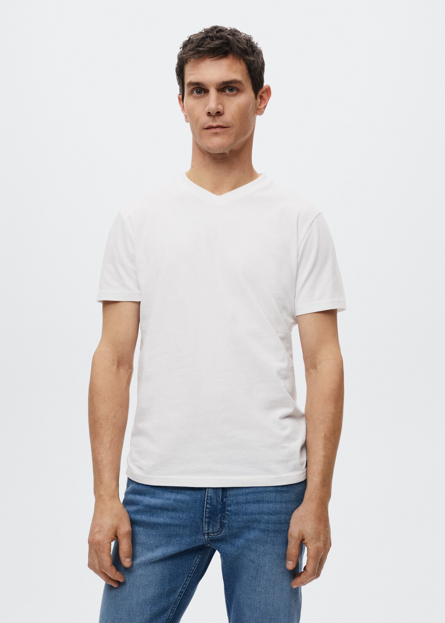 Sustainable cotton basic T-shirt - Details of the article 1