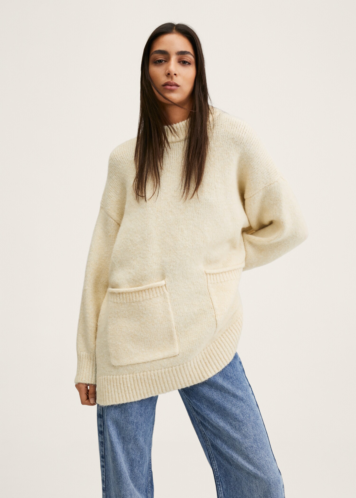 Oversize knit sweater - Medium plane