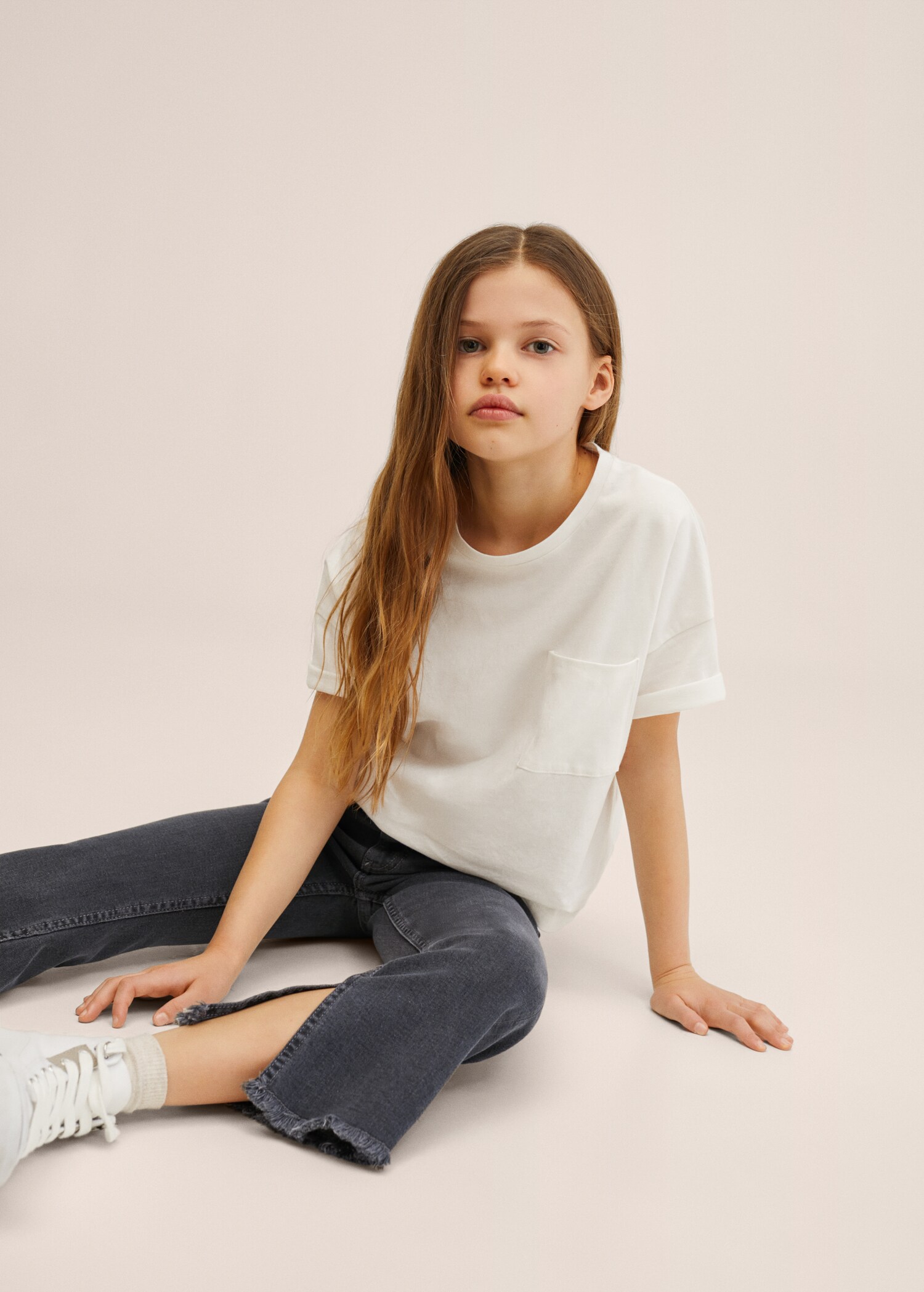 Jeans flare - Plano medio