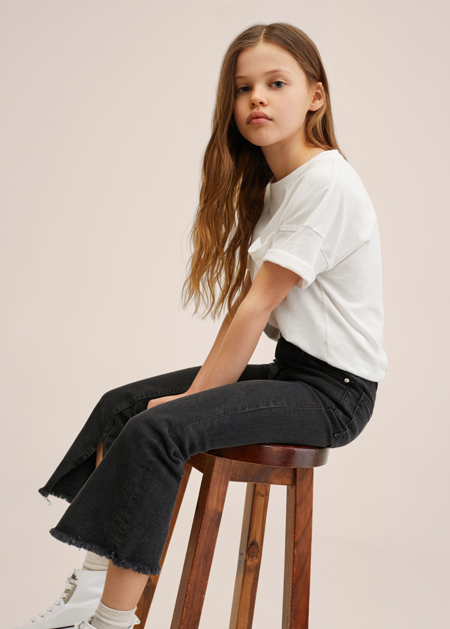 Jeans flare - Plano medio