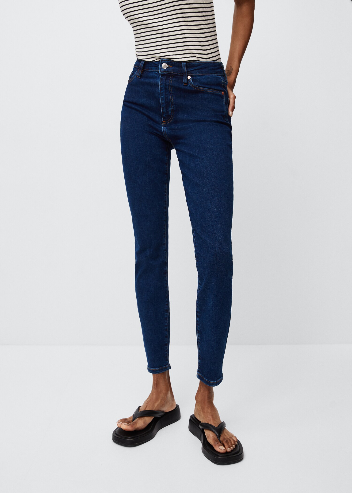 High-rise skinny jeans - Medium plane