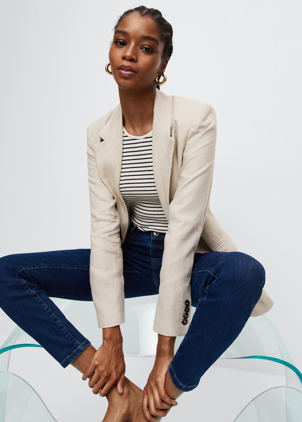 High rise skinny jeans Women MANGO OUTLET United Kingdom