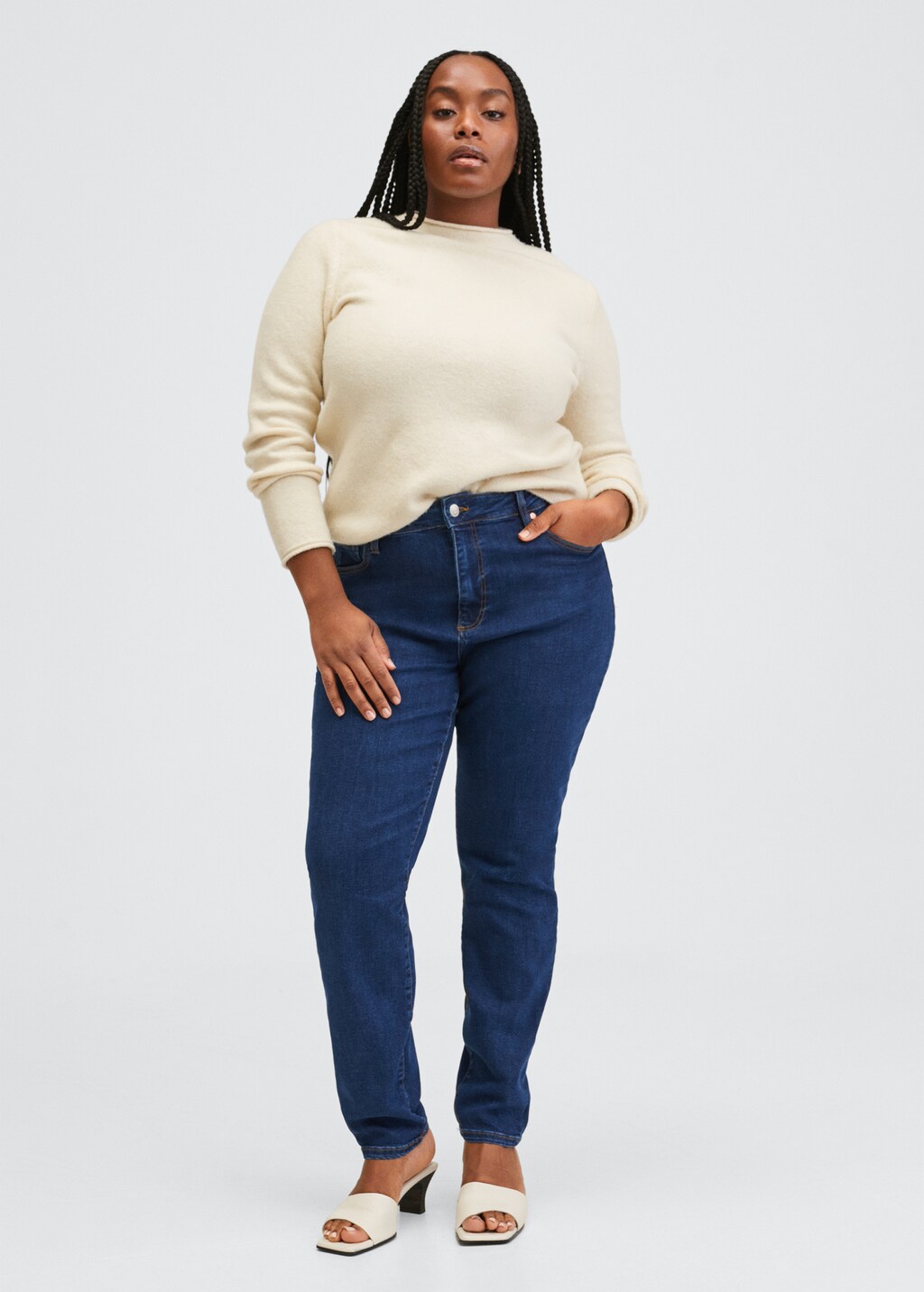 Pantalon skinny taille haute femme clearance