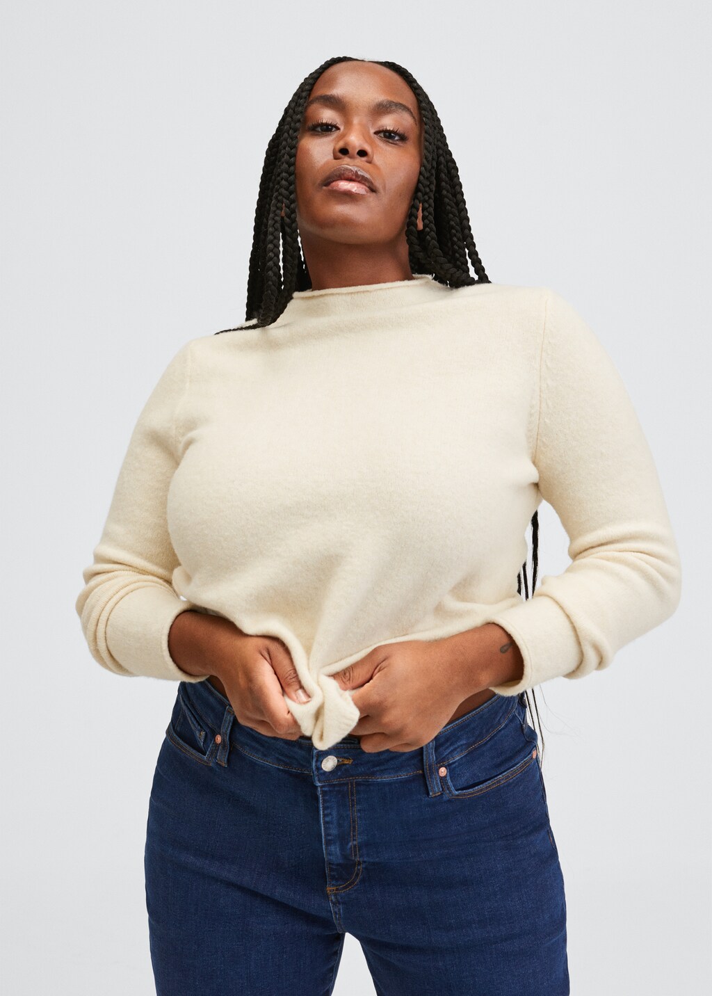 Skinny jeans vita alta discount