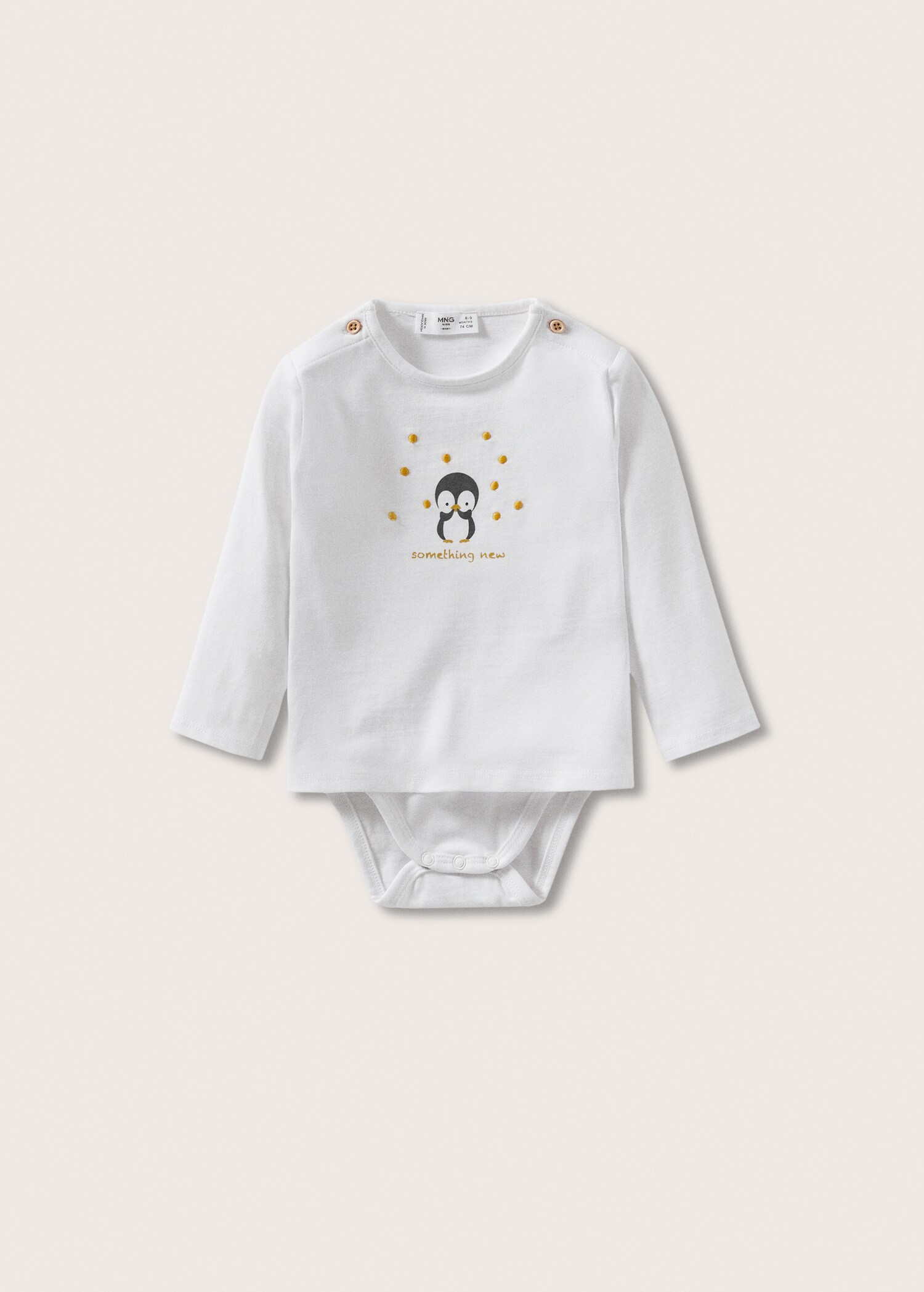 Camiseta body estampada - Artículo sin modelo