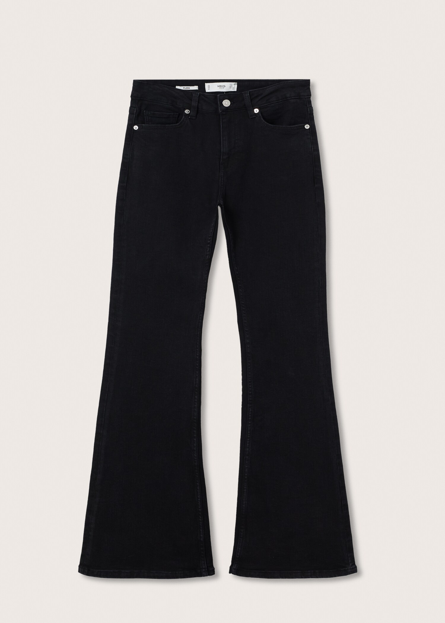 Medium-rise flared jeans  - Article without model