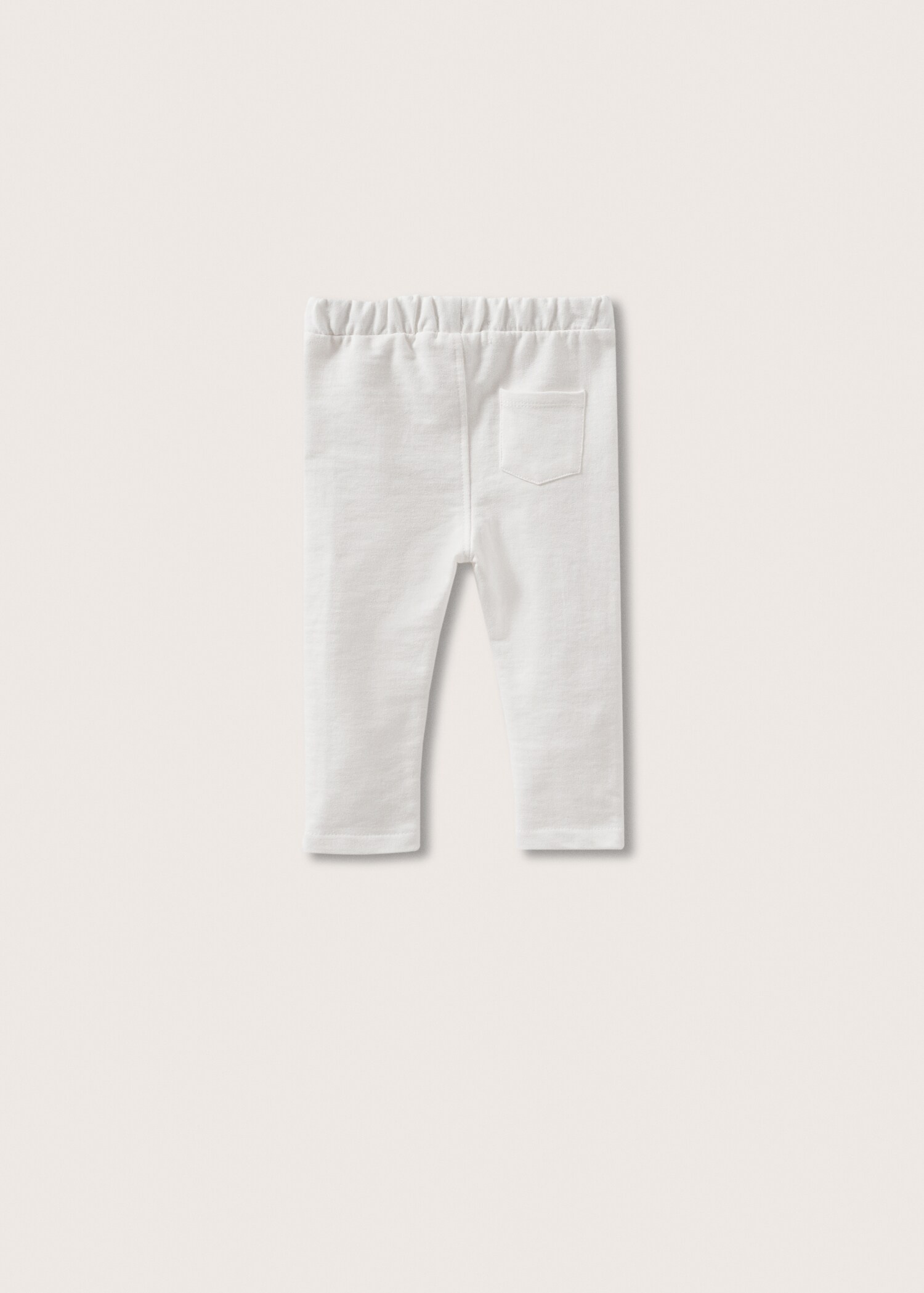 Pantalón algodón cintura elástica - Reverso del artículo