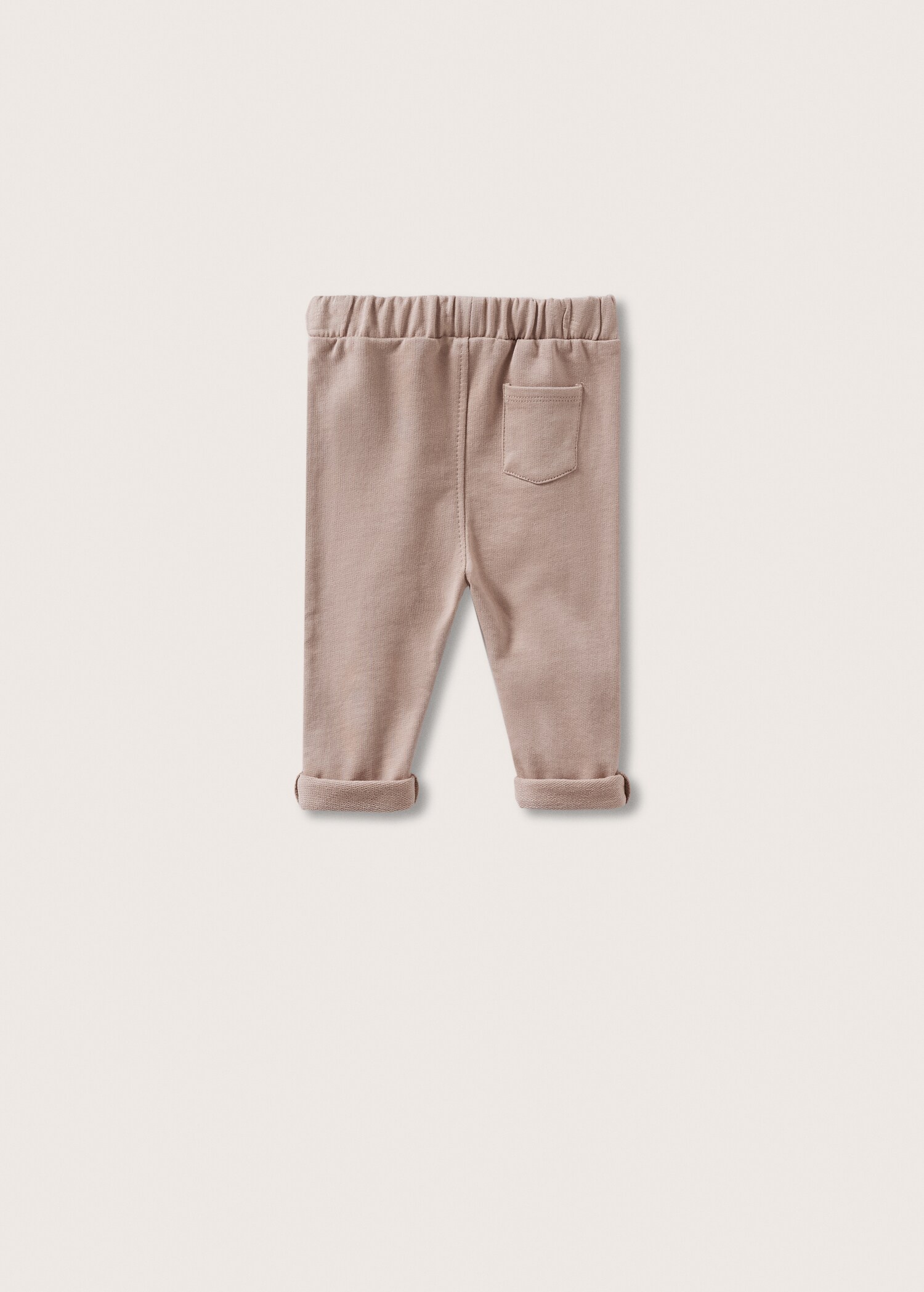 Pantalón algodón cintura elástica - Reverso del artículo