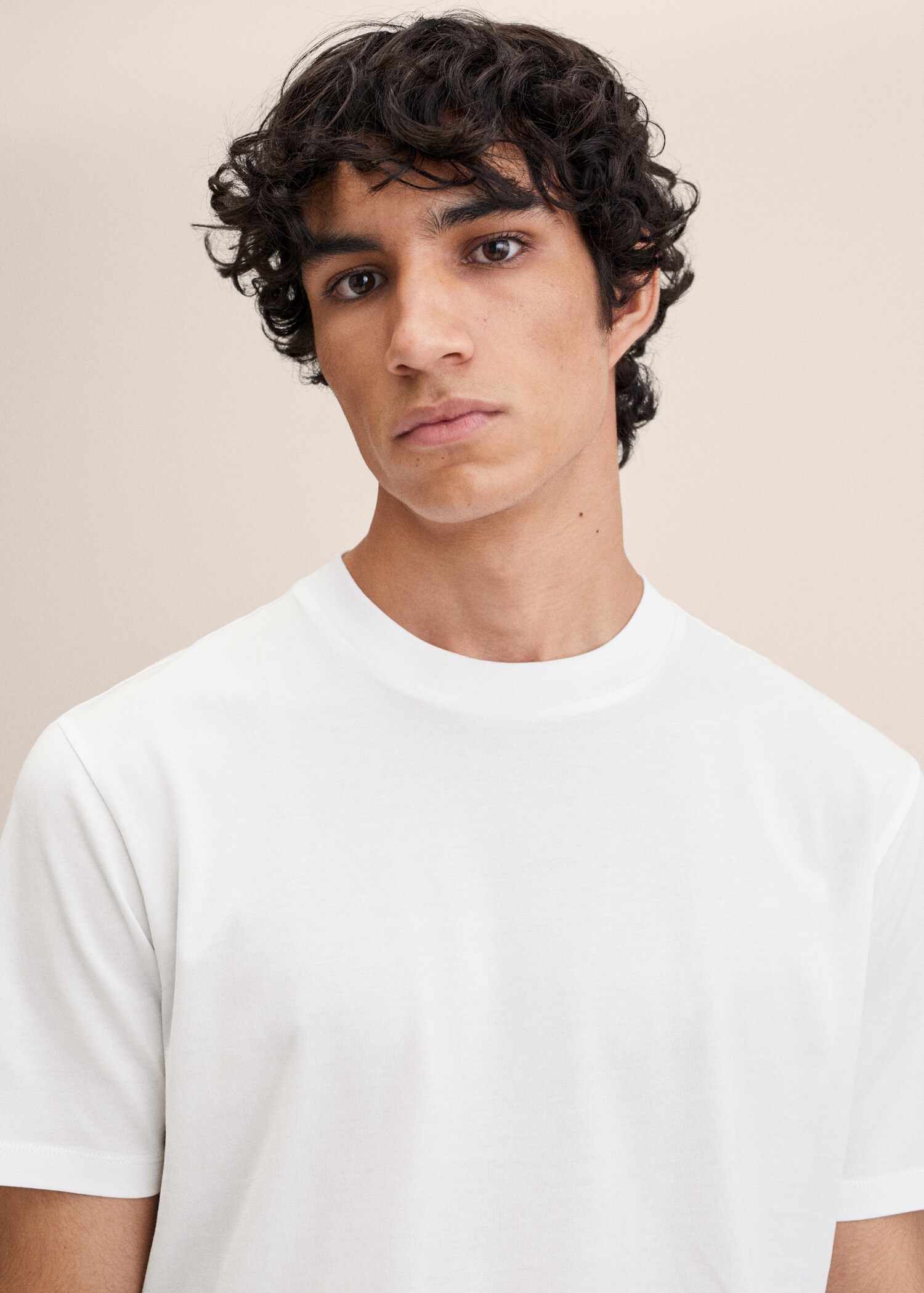 Mercerised regular-fit  t-shirt - Details of the article 1