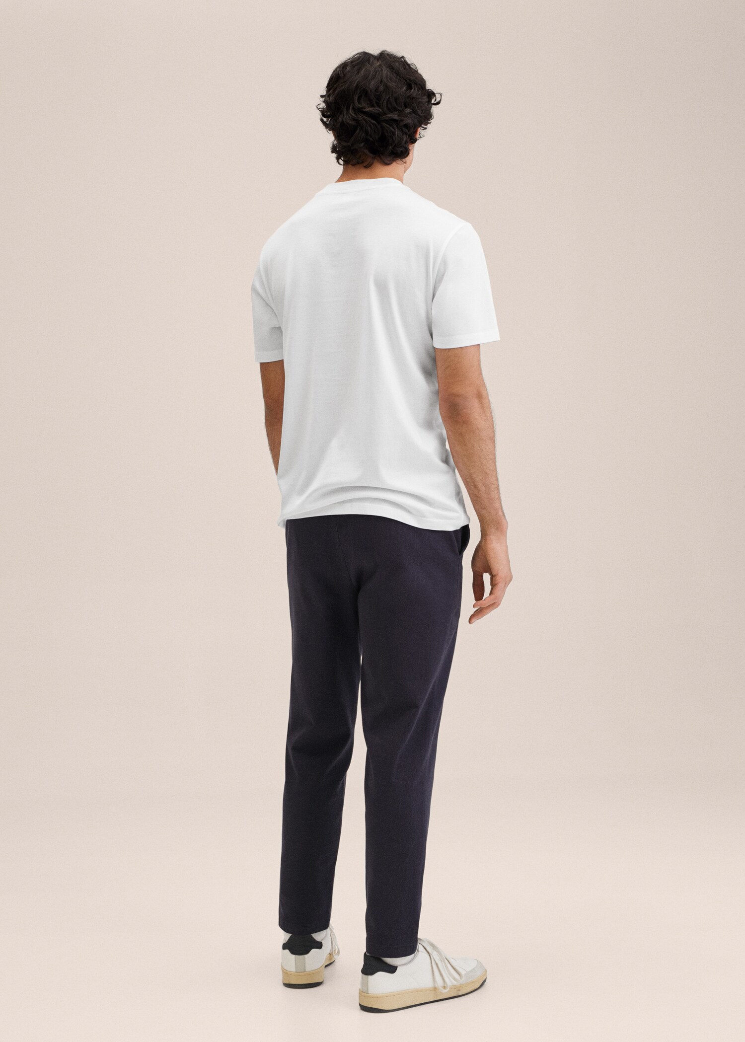 Mercerised regular-fit  t-shirt - Reverse of the article