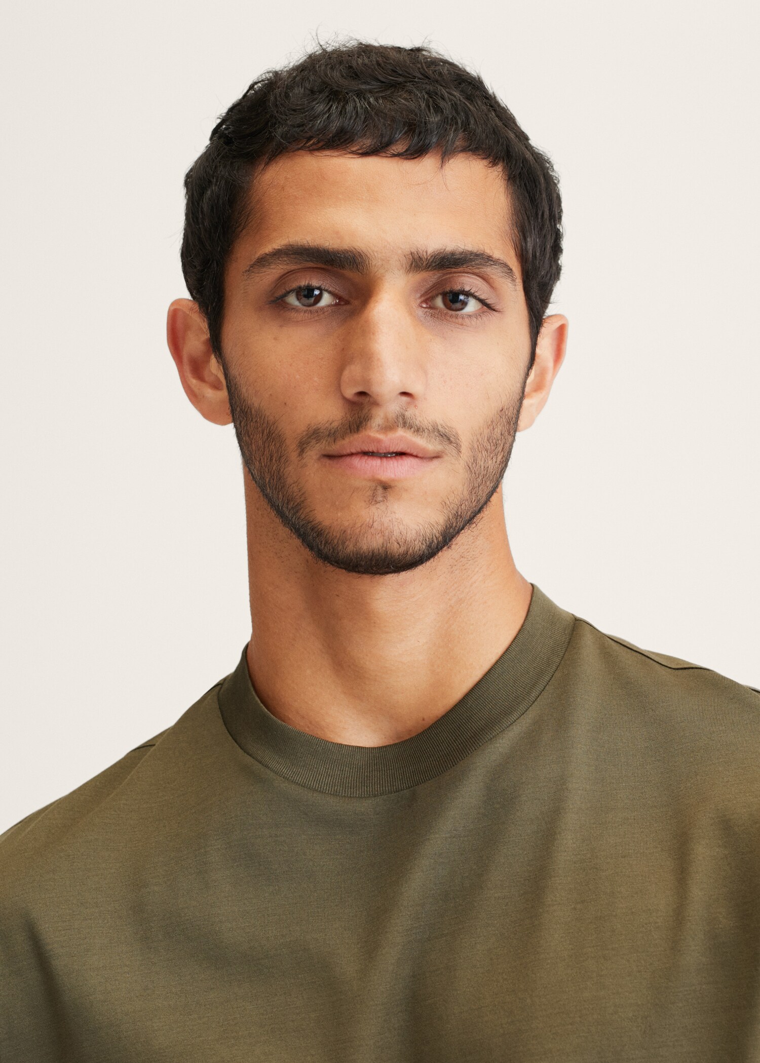 Mercerised regular-fit  t-shirt - Details of the article 1