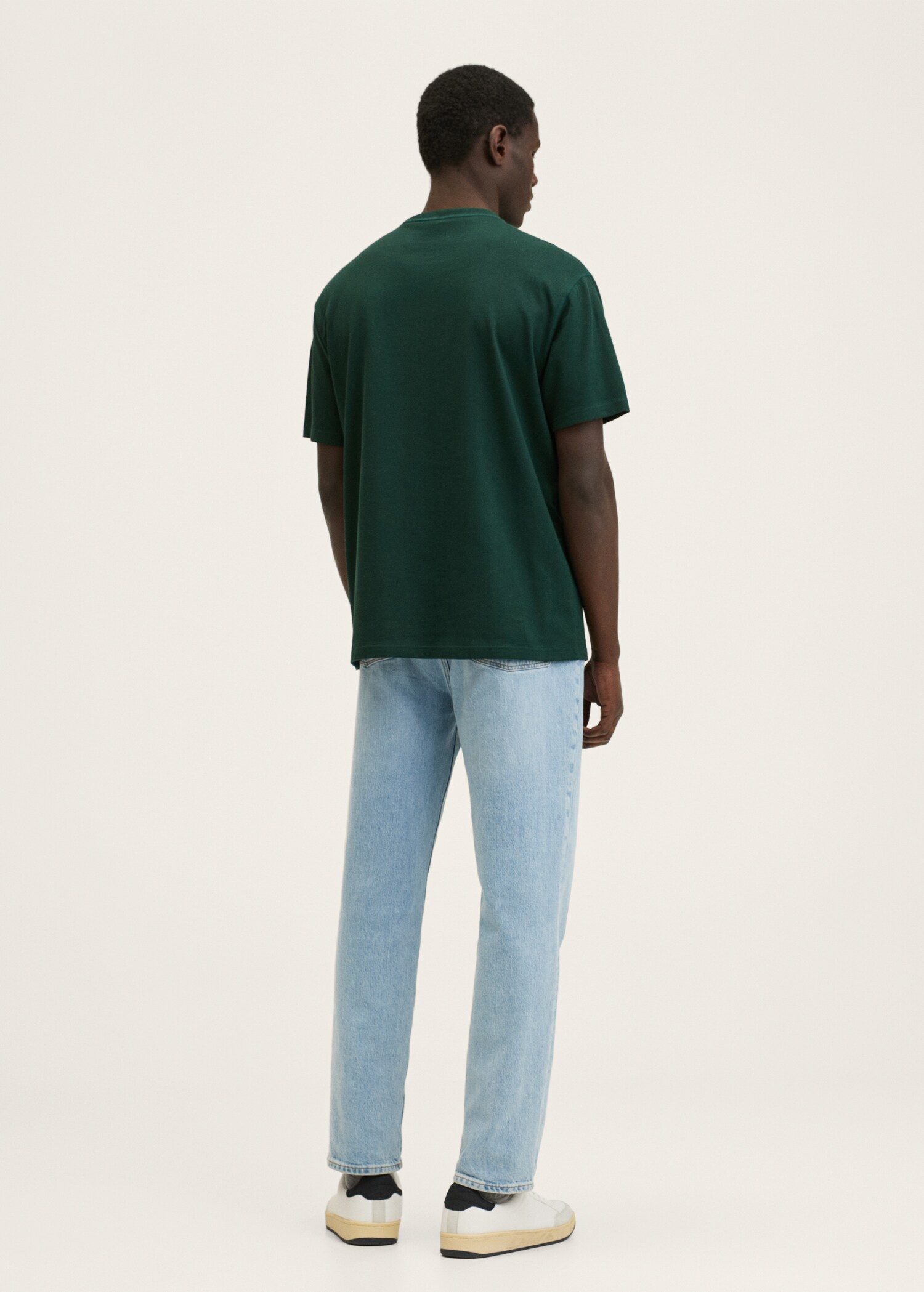 Relaxed fit cotton t-shirt - Reverse of the article