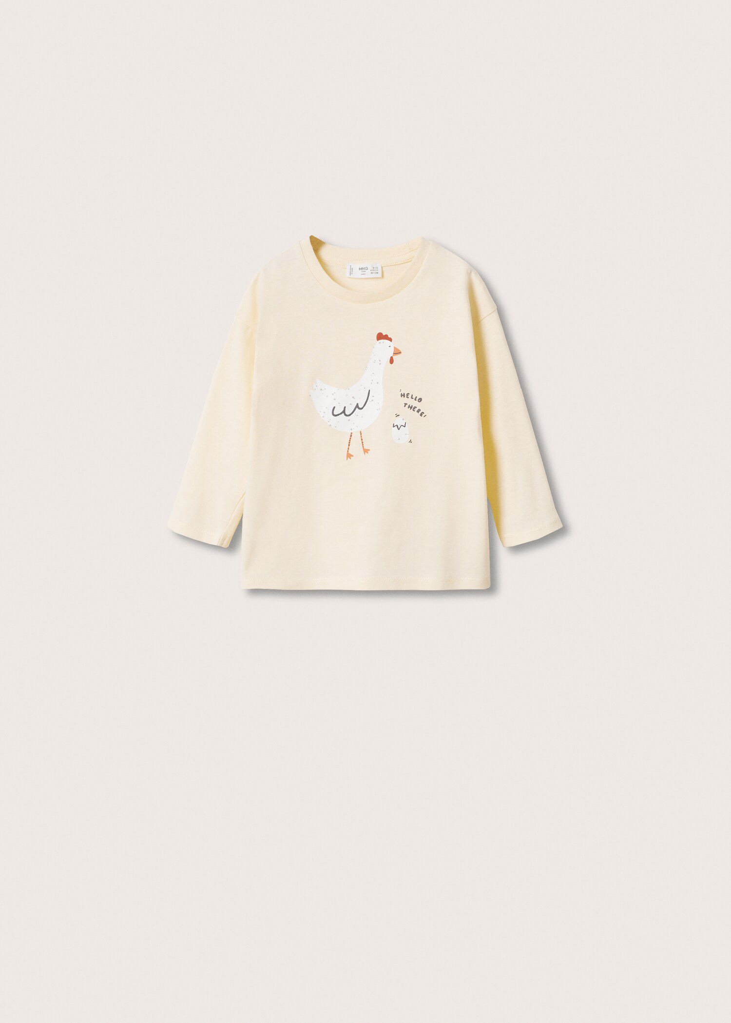 Camiseta manga larga estampada - Artículo sin modelo