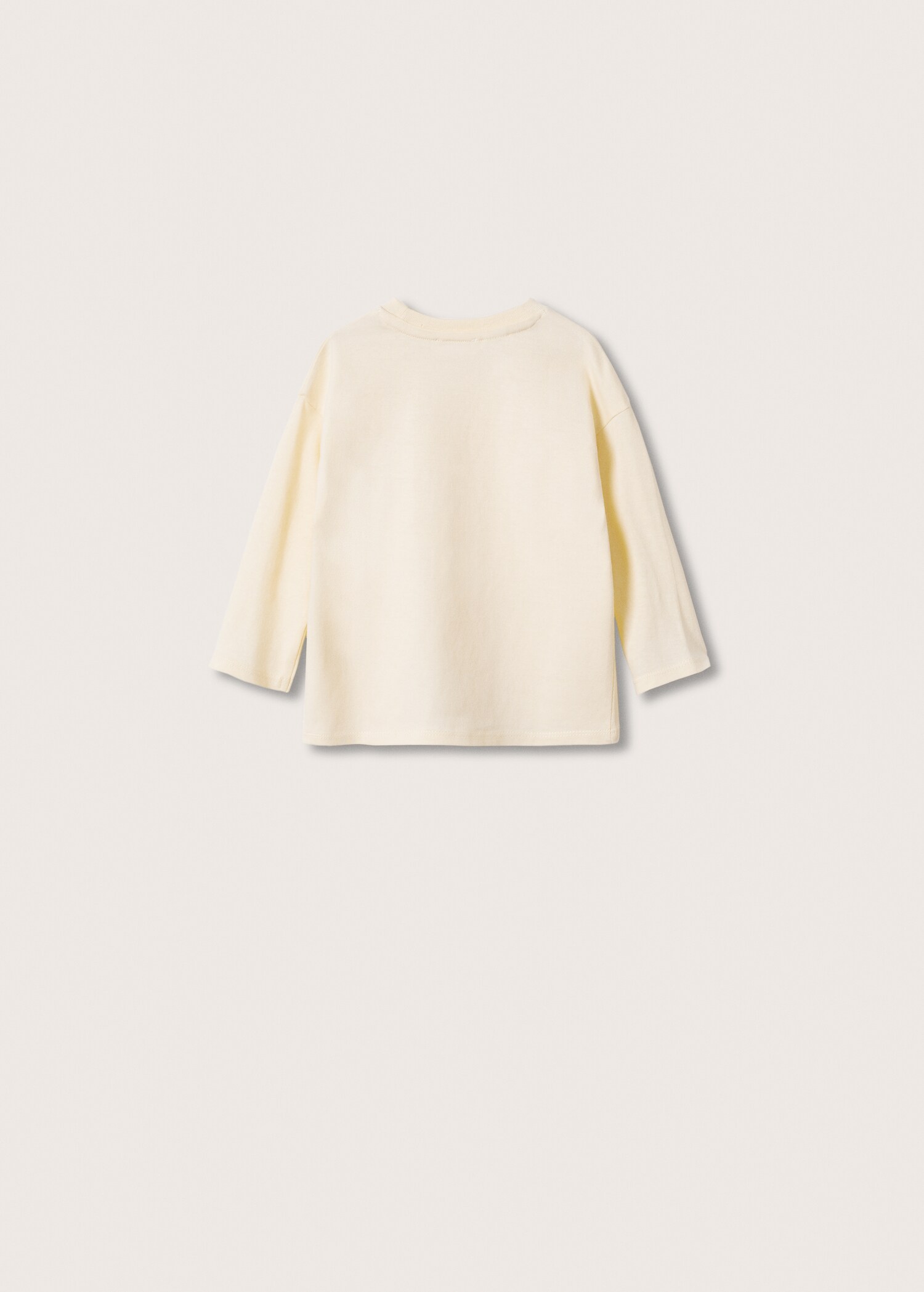 Camiseta manga larga estampada - Reverso del artículo