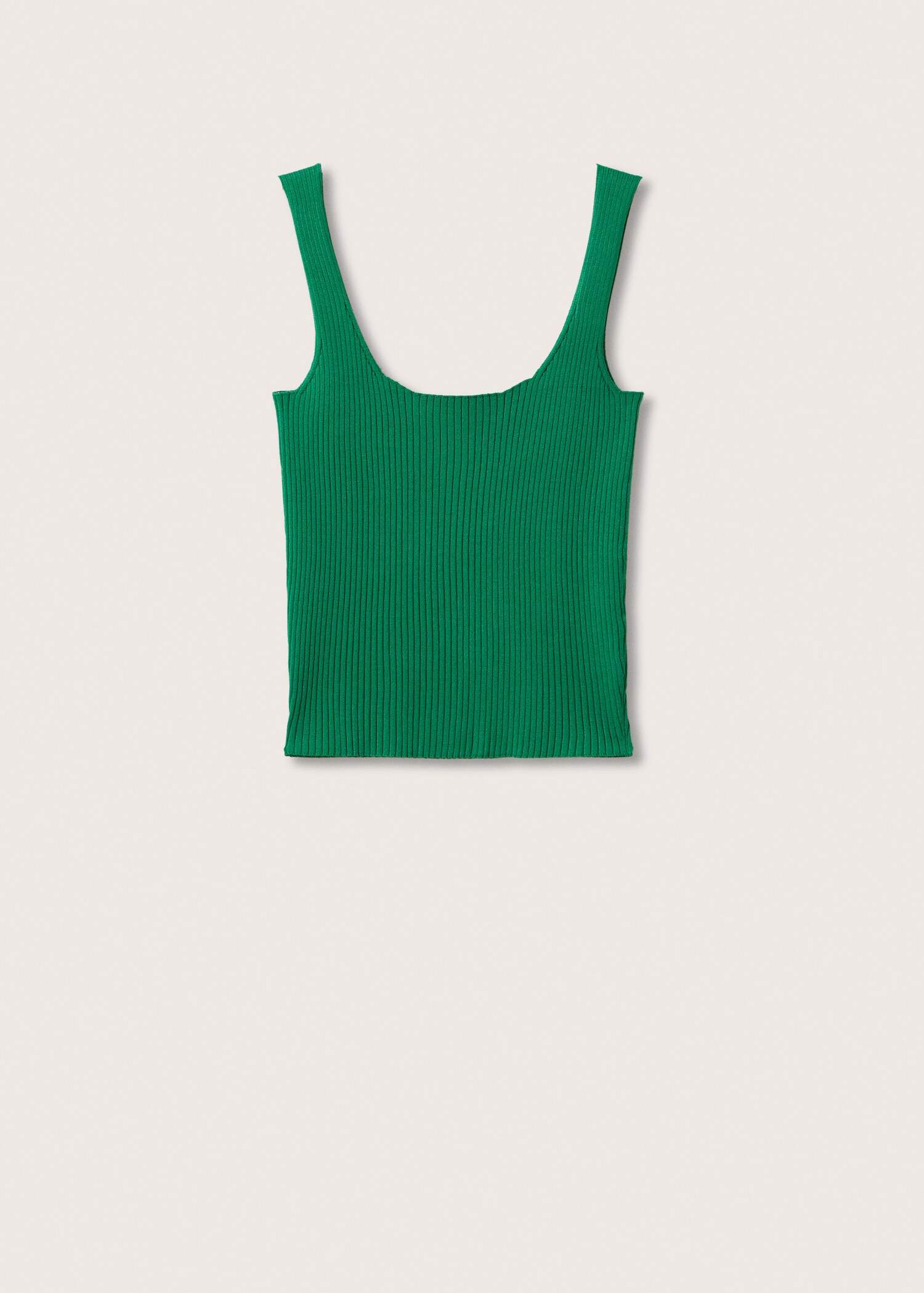 Ribbed strap top - Article without model