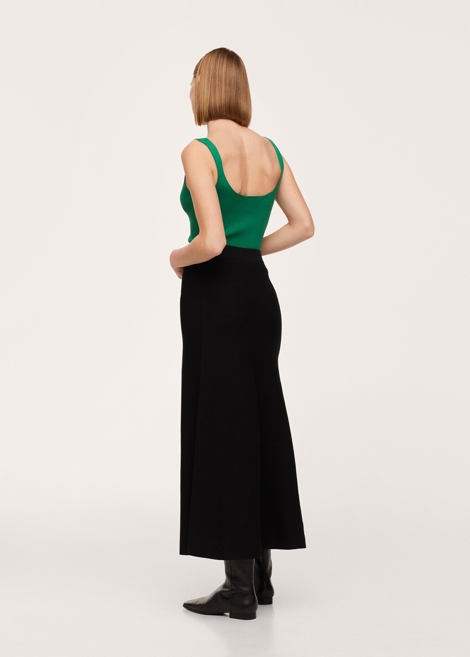 Ribbed strap top - Reverse of the article