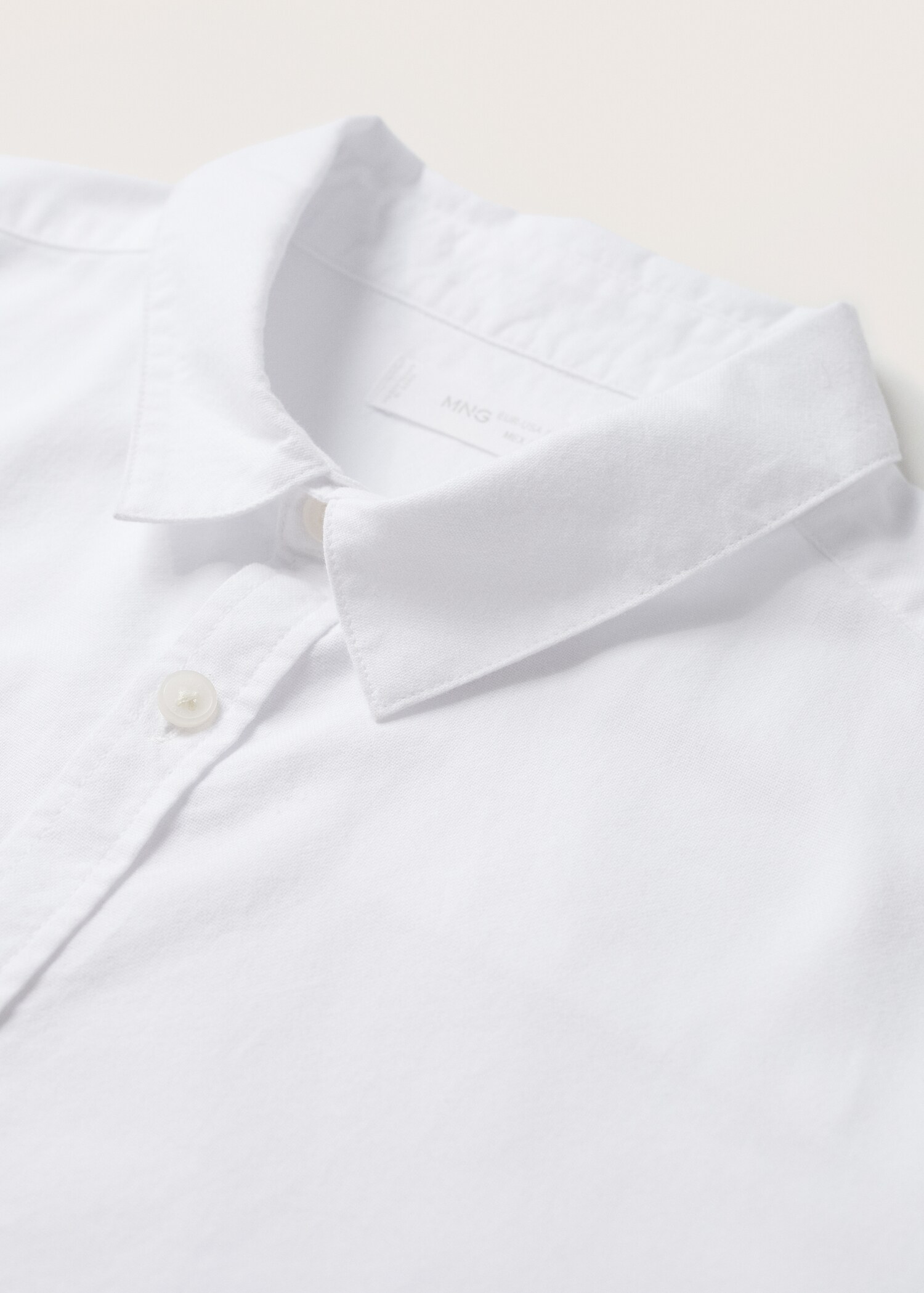 Camisa regular fit Oxford cotó - Detall de l'article 8