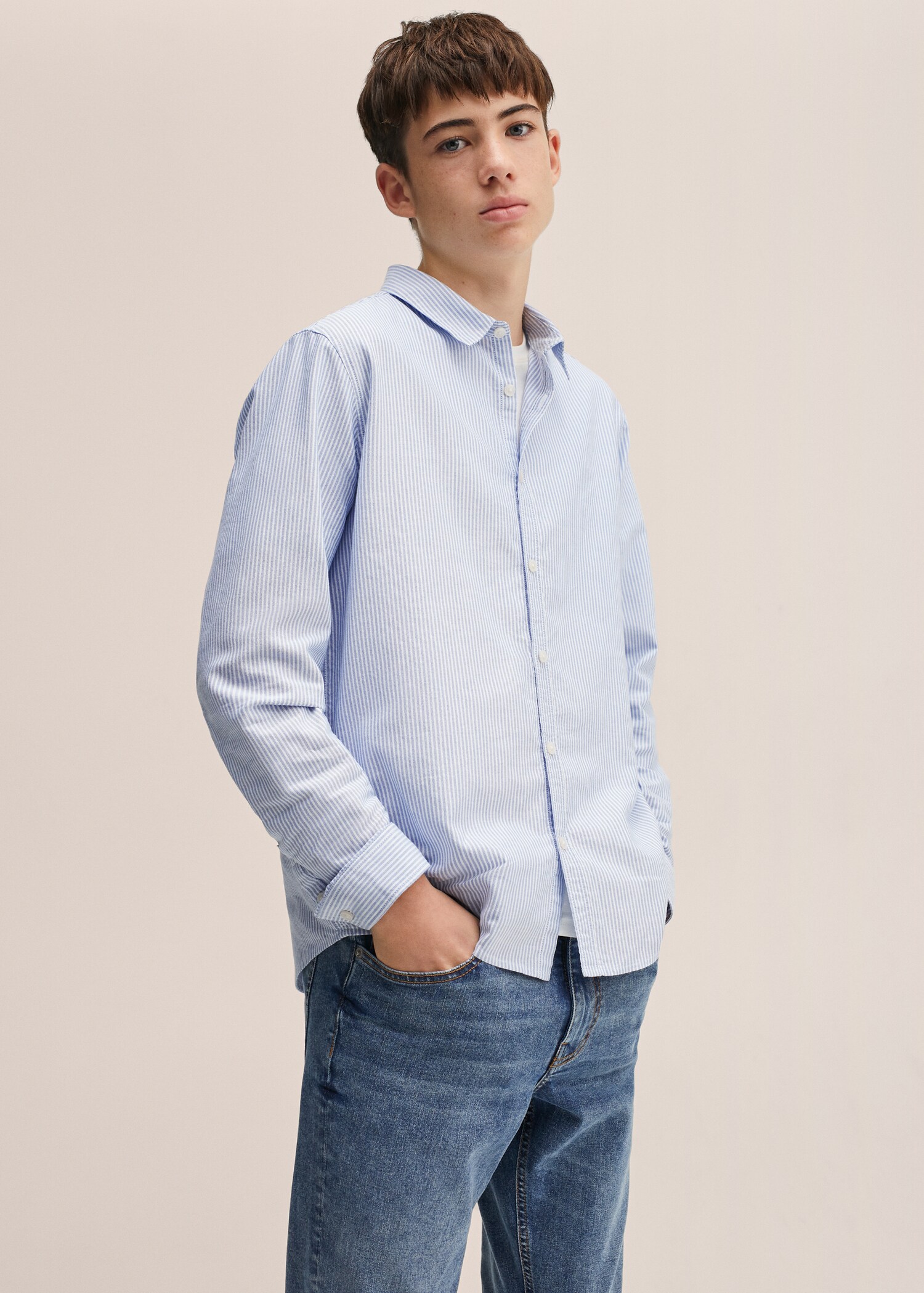 Camisa regular fit Oxford cotó - Detall de l'article 2