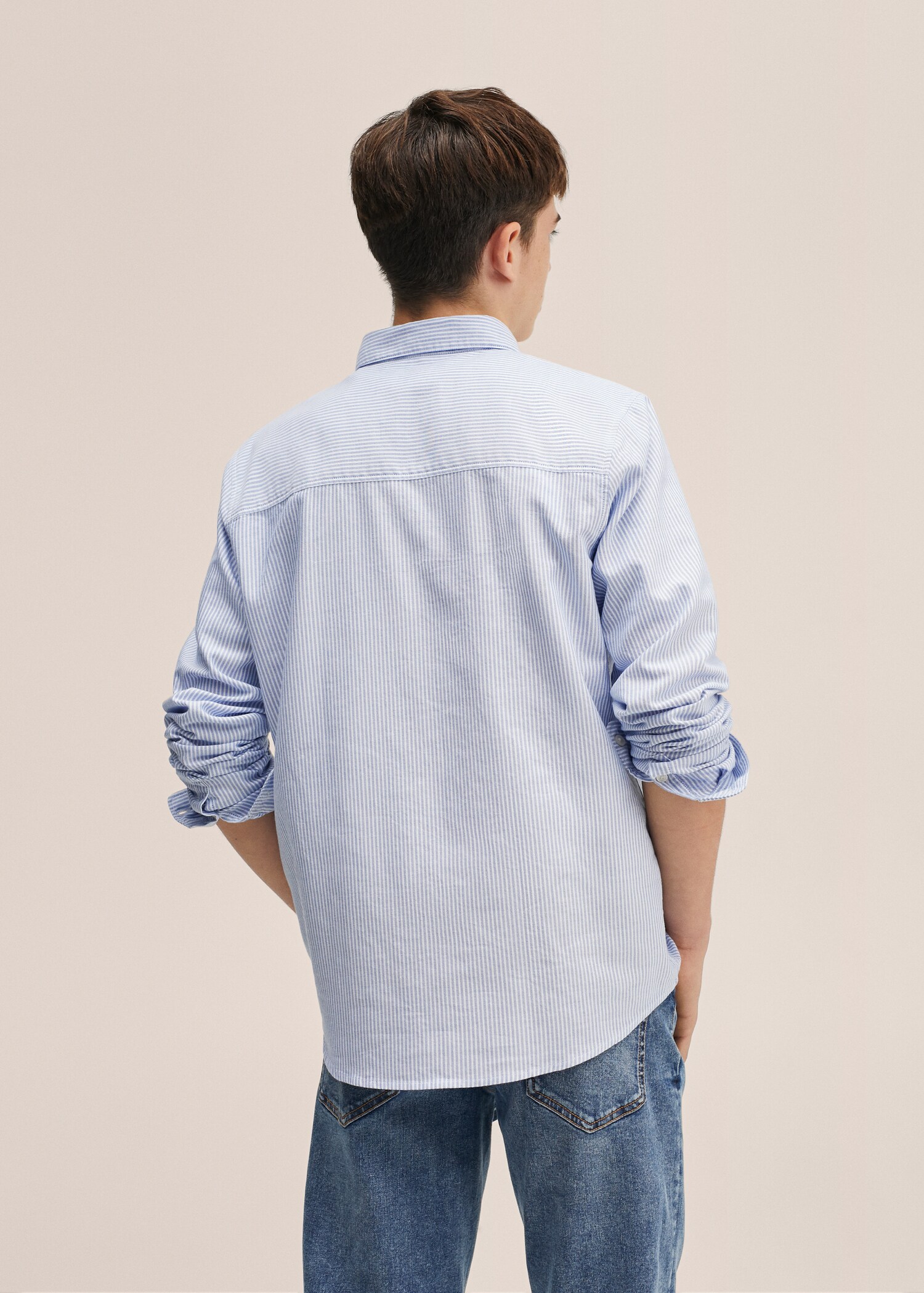 Camisa regular fit Oxford cotó - Detall de l'article 3