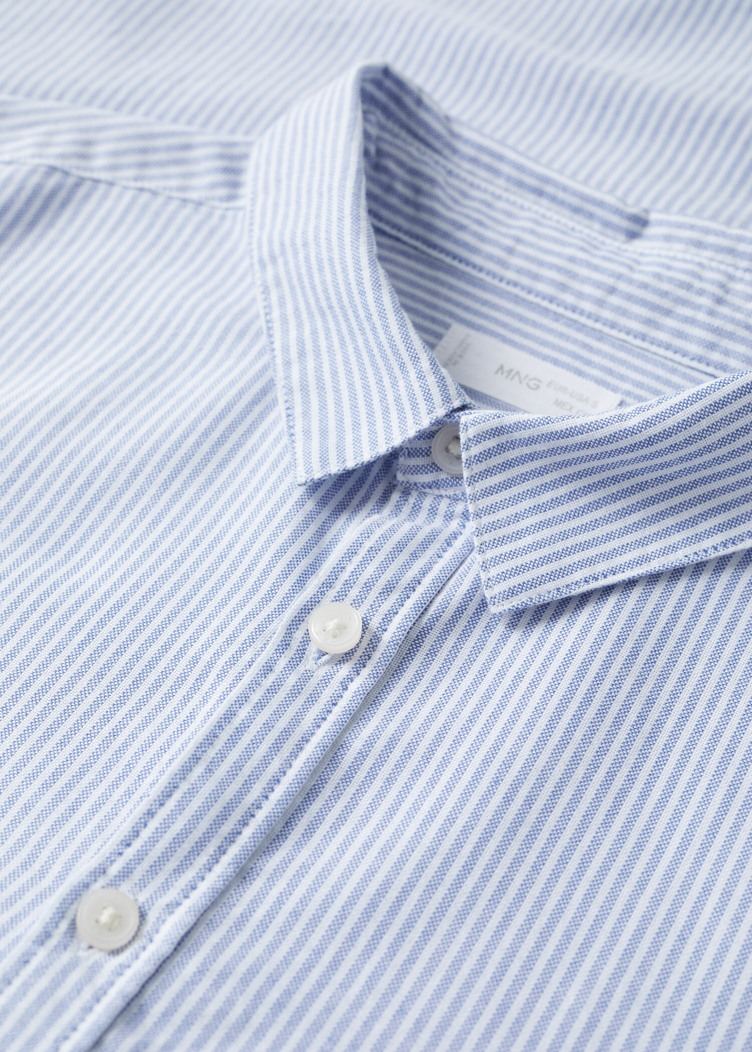Camisa regular fit Oxford cotó - Detall de l'article 8
