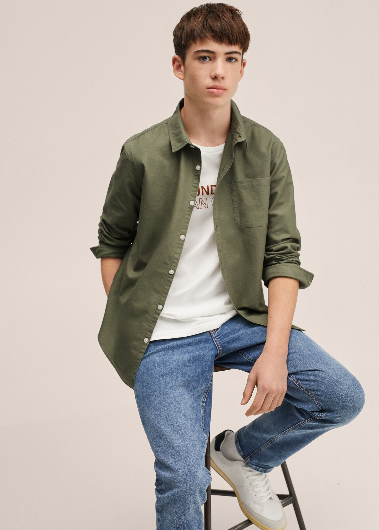 Bavlněná košile regular fit - Detail zboží 1