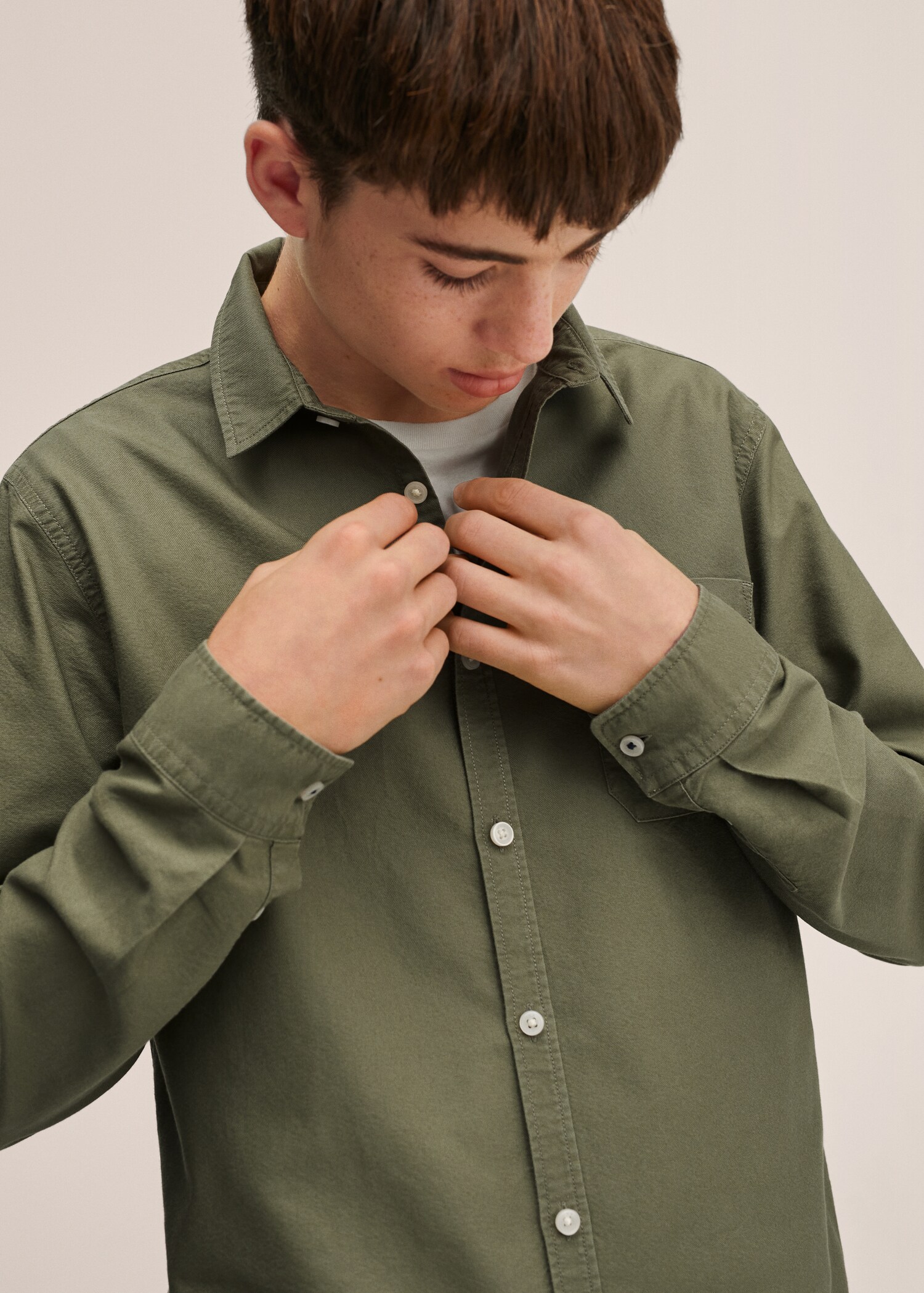 Bavlněná košile regular fit - Detail zboží 2