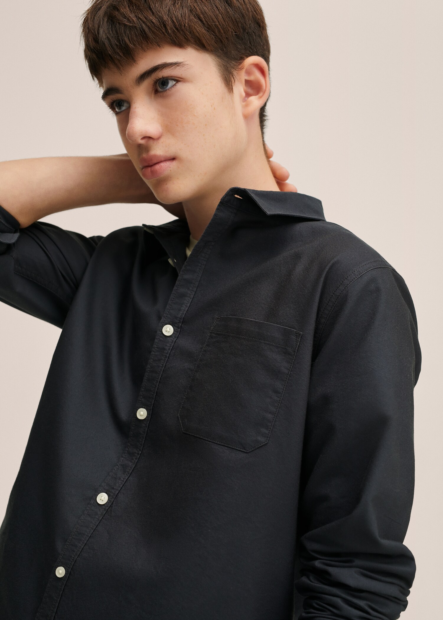 Camisa regular fit cotó - Detall de l'article 2
