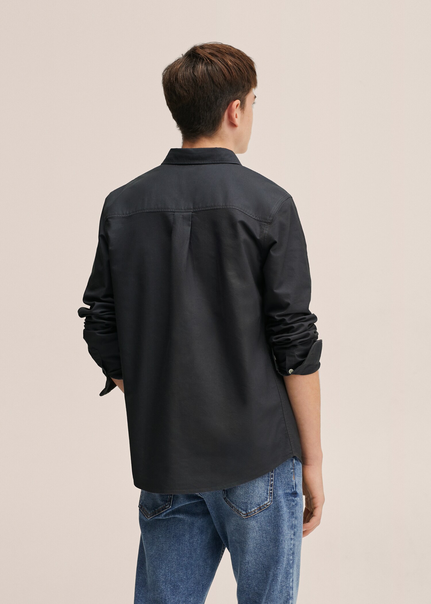 Camisa regular fit cotó - Detall de l'article 3