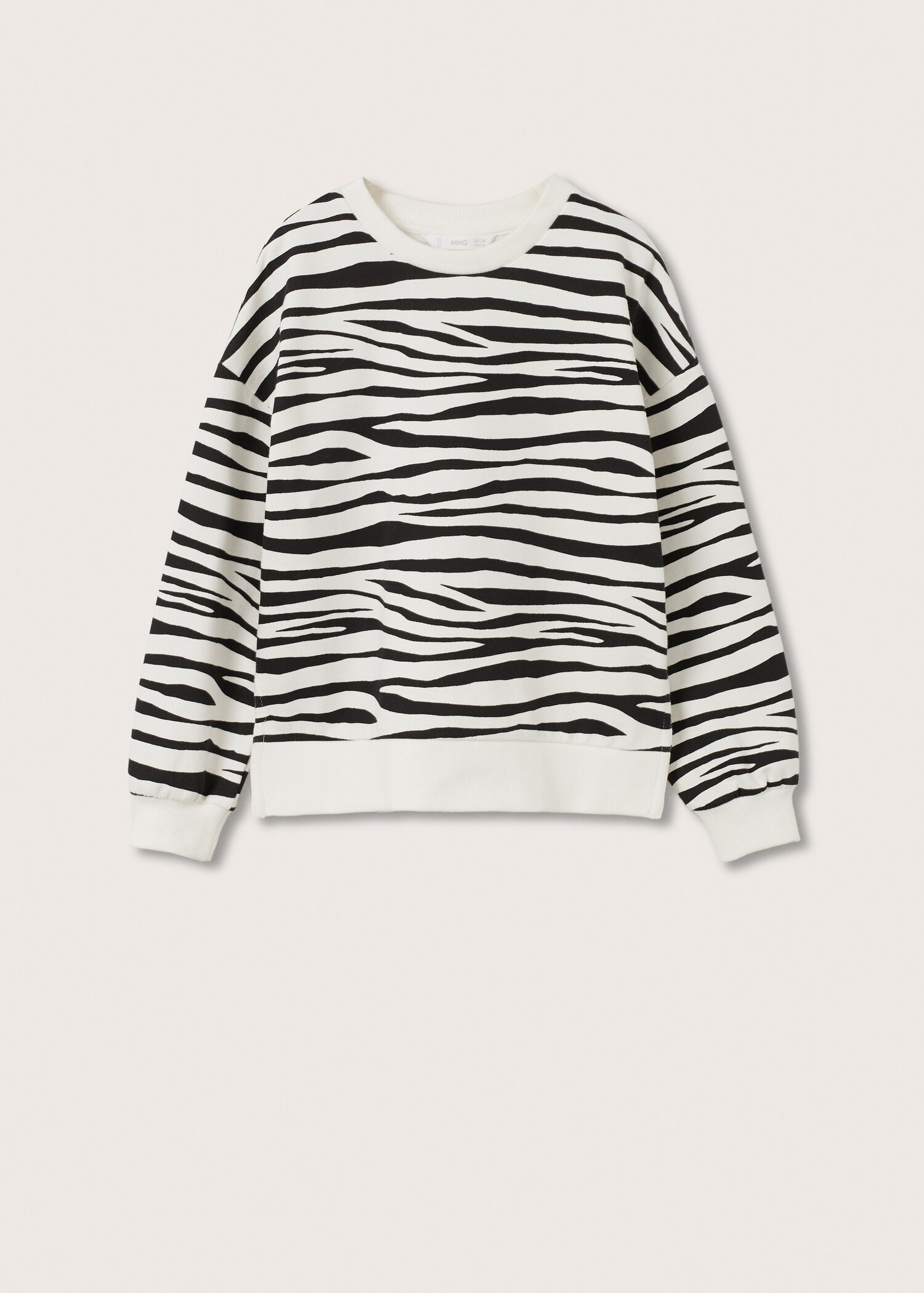 Printed cotton sweatshirt - Article without model