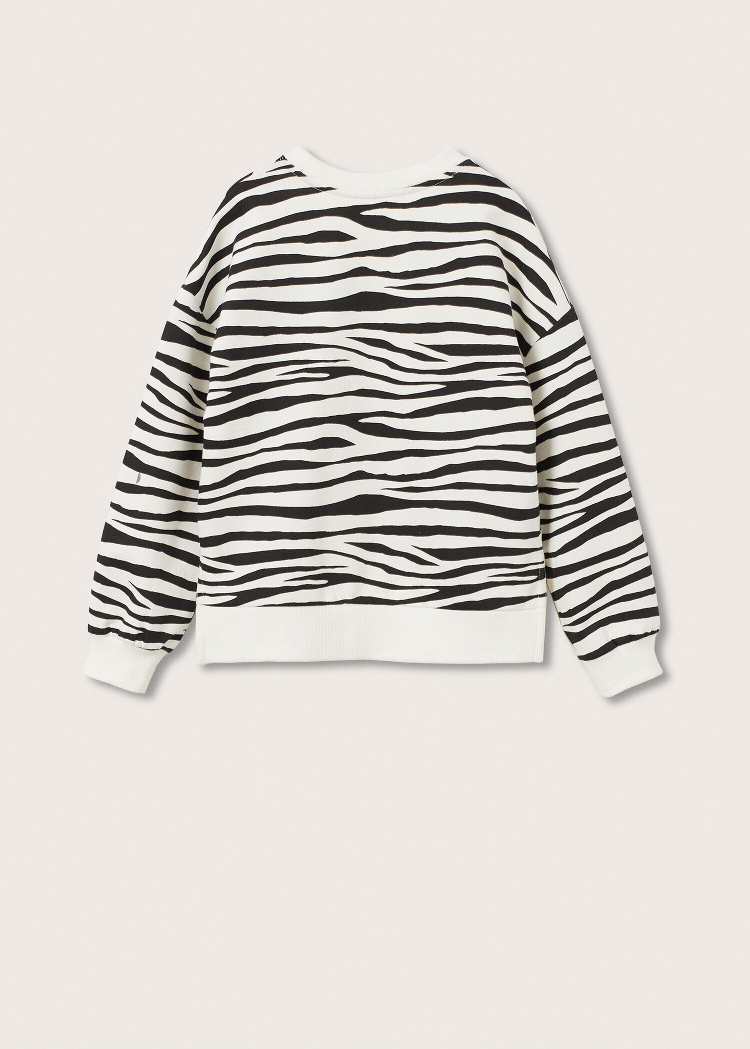 Printed cotton sweatshirt - Reverse of the article