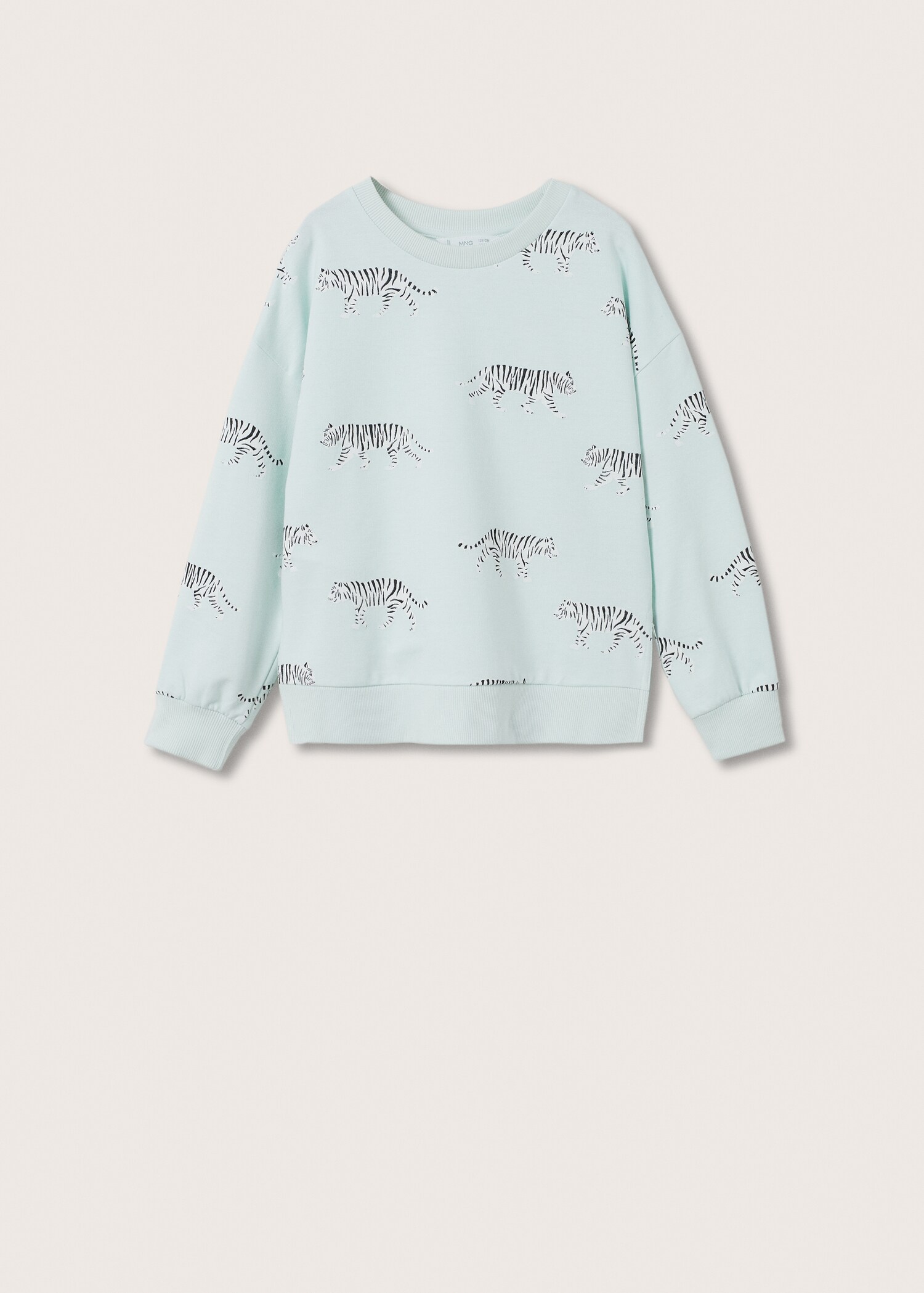 Printed cotton sweatshirt - Article without model