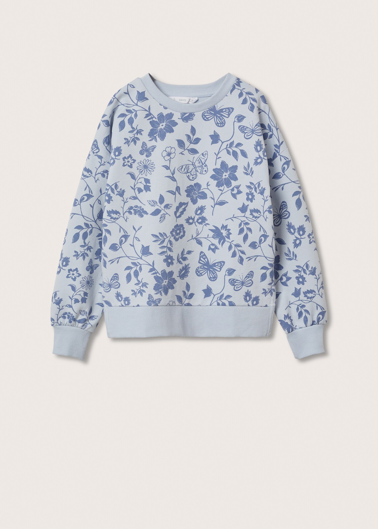 Printed cotton sweatshirt - Article without model