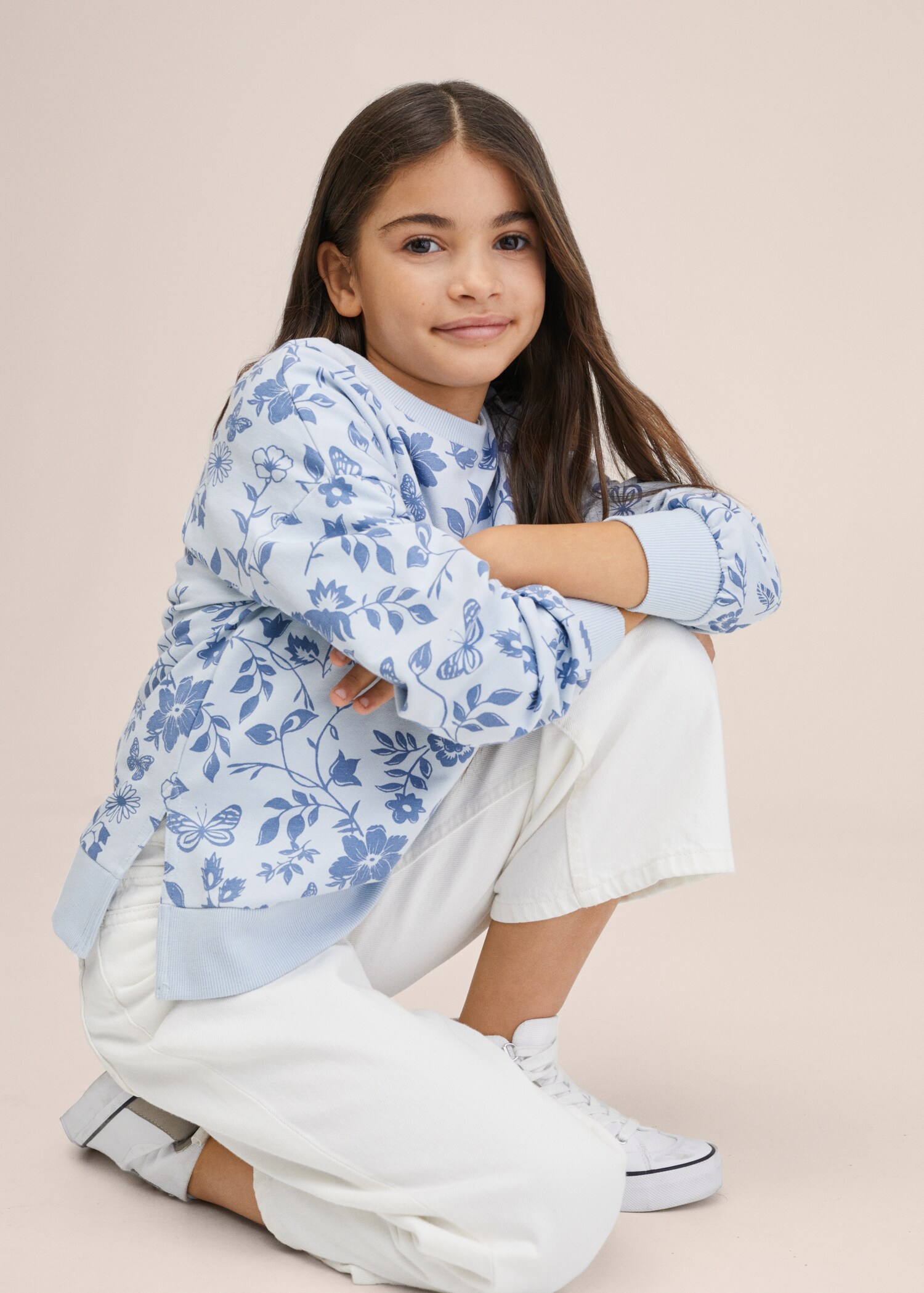 Printed cotton sweatshirt - Details of the article 4