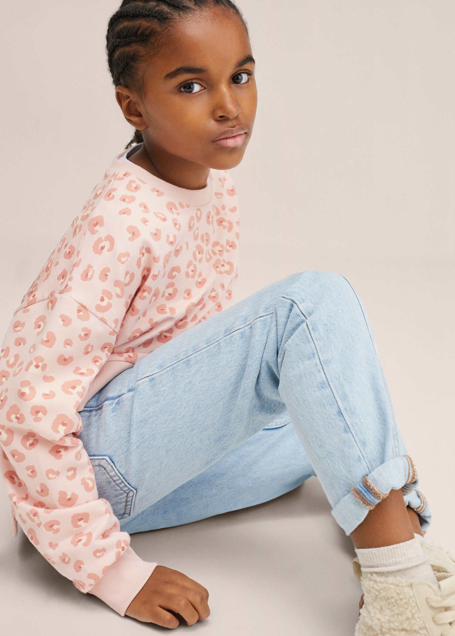 Printed cotton sweatshirt - Details of the article 2