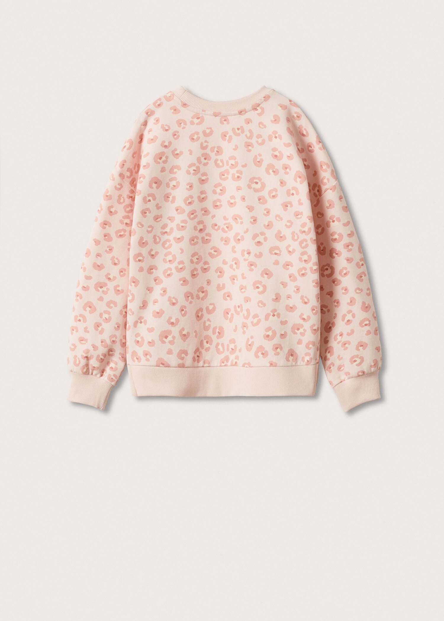 Printed cotton sweatshirt - Reverse of the article