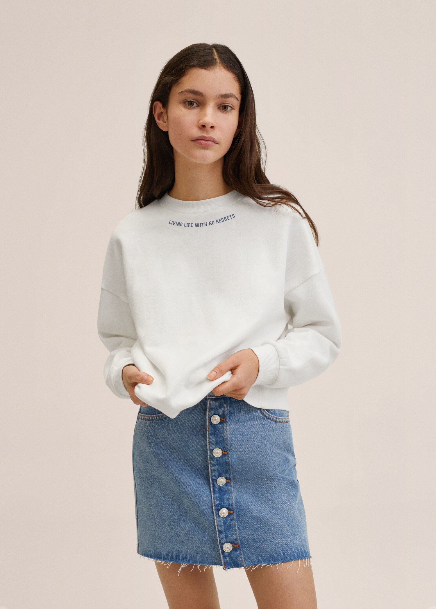 Sudadera oversize estampada - Detalle del artículo 1