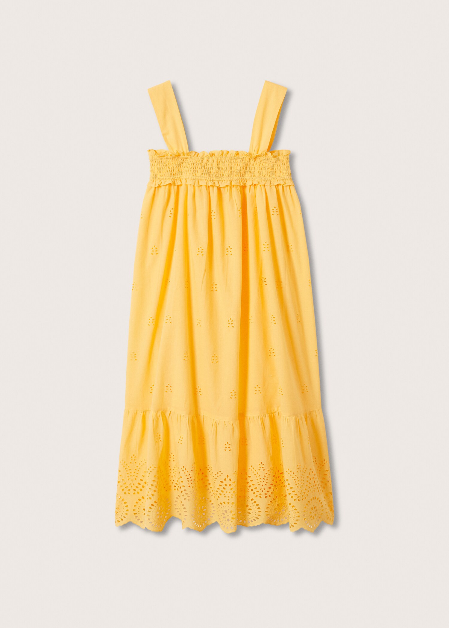 Vestido algodón detalles calados - Artículo sin modelo