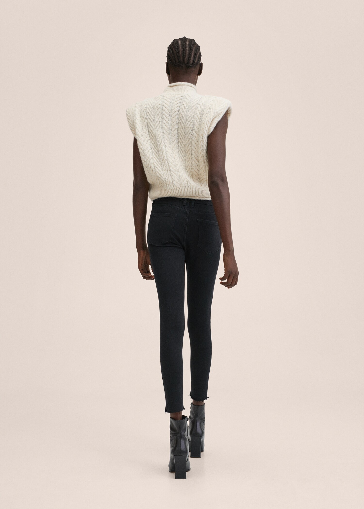 Jeans skinny crop - Reverso del artículo