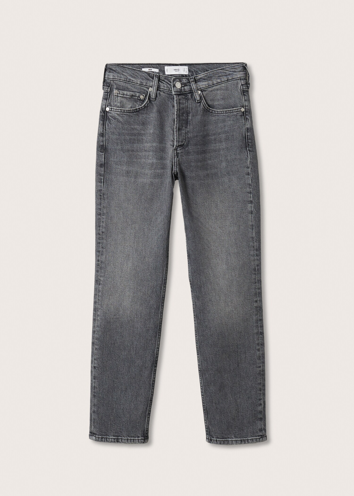 Slim mid-rise cropped jeans - Article without model