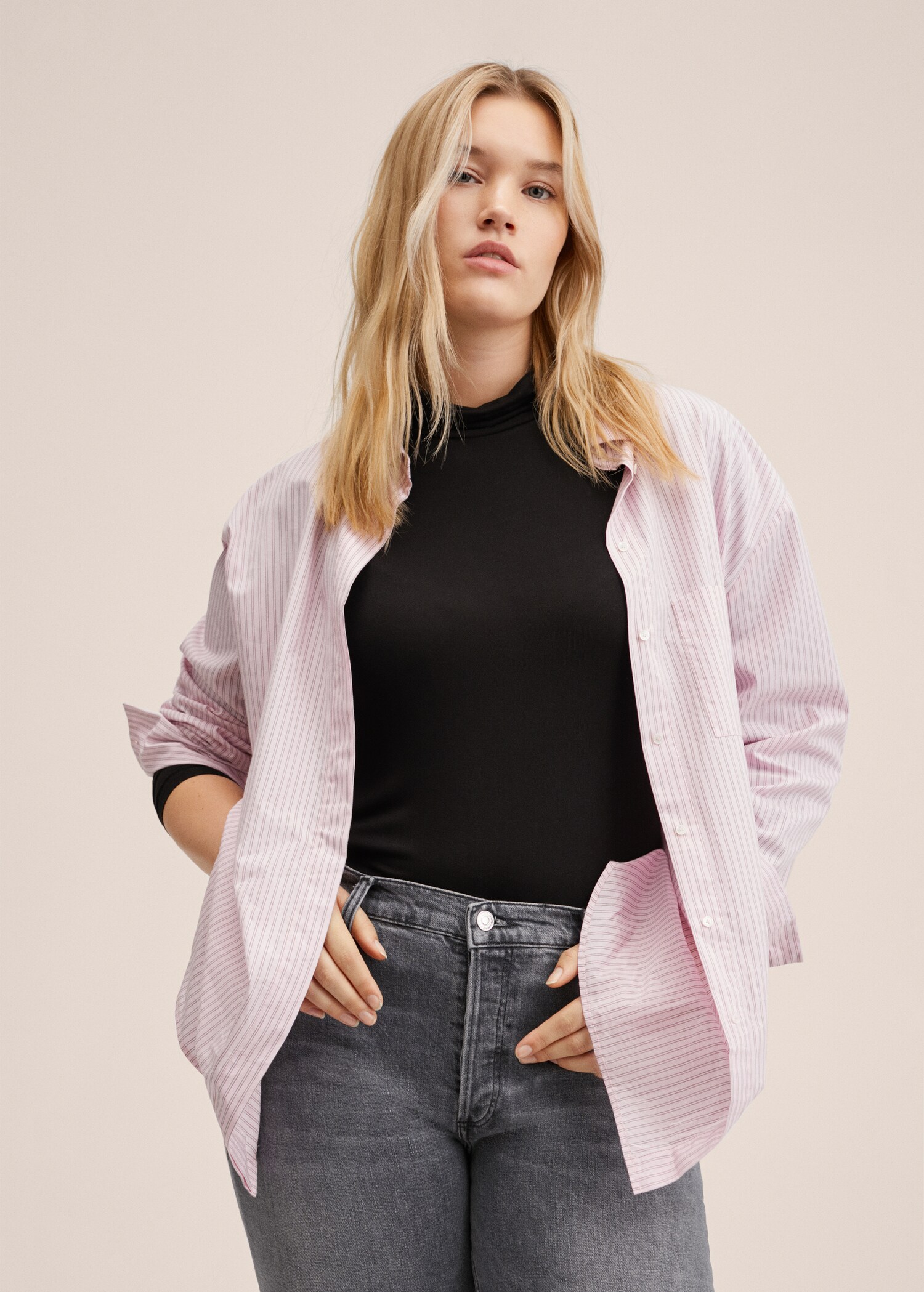 Slim mid-rise cropped jeans - Details of the article 4