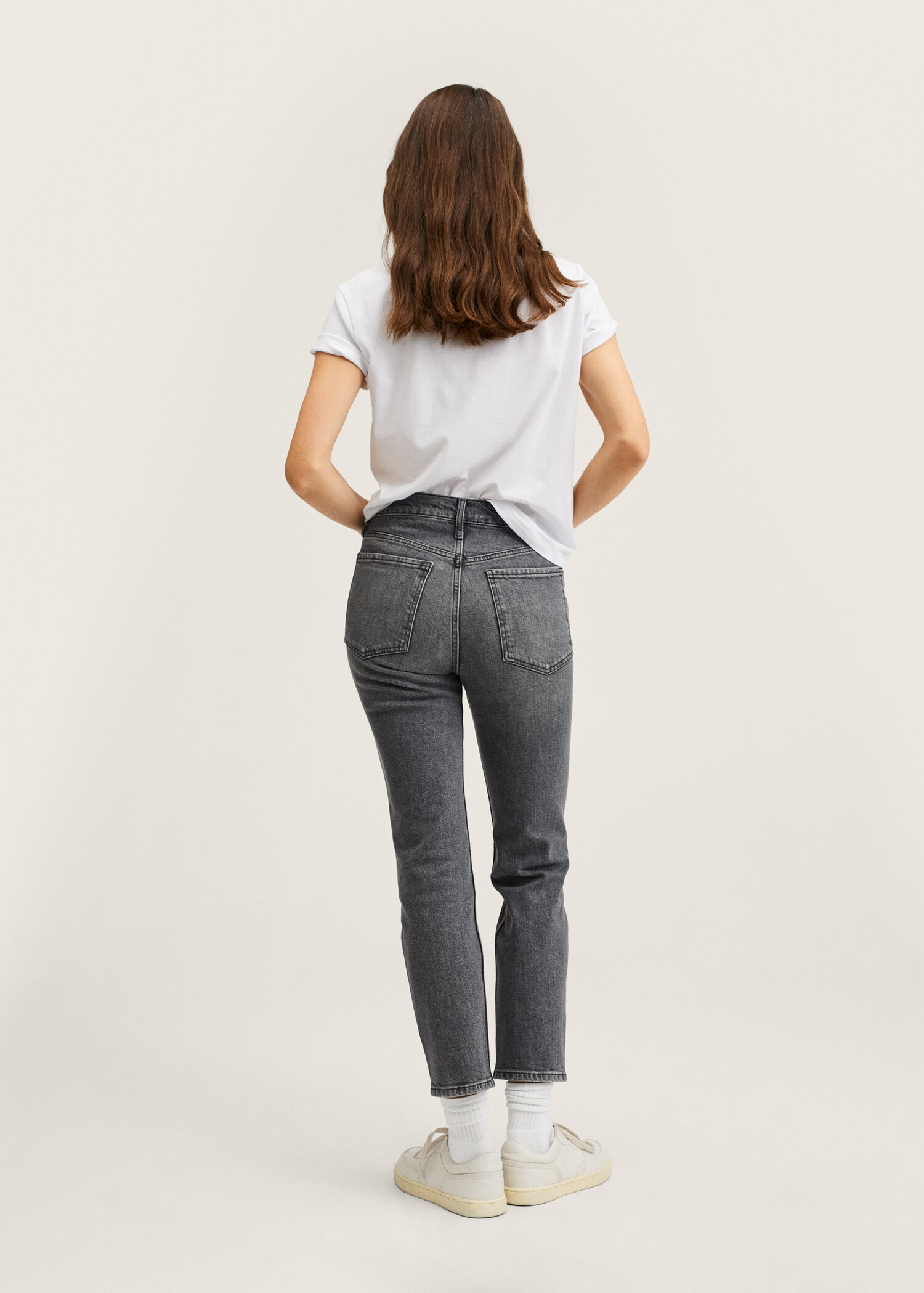 Slim mid-rise cropped jeans - Reverse of the article