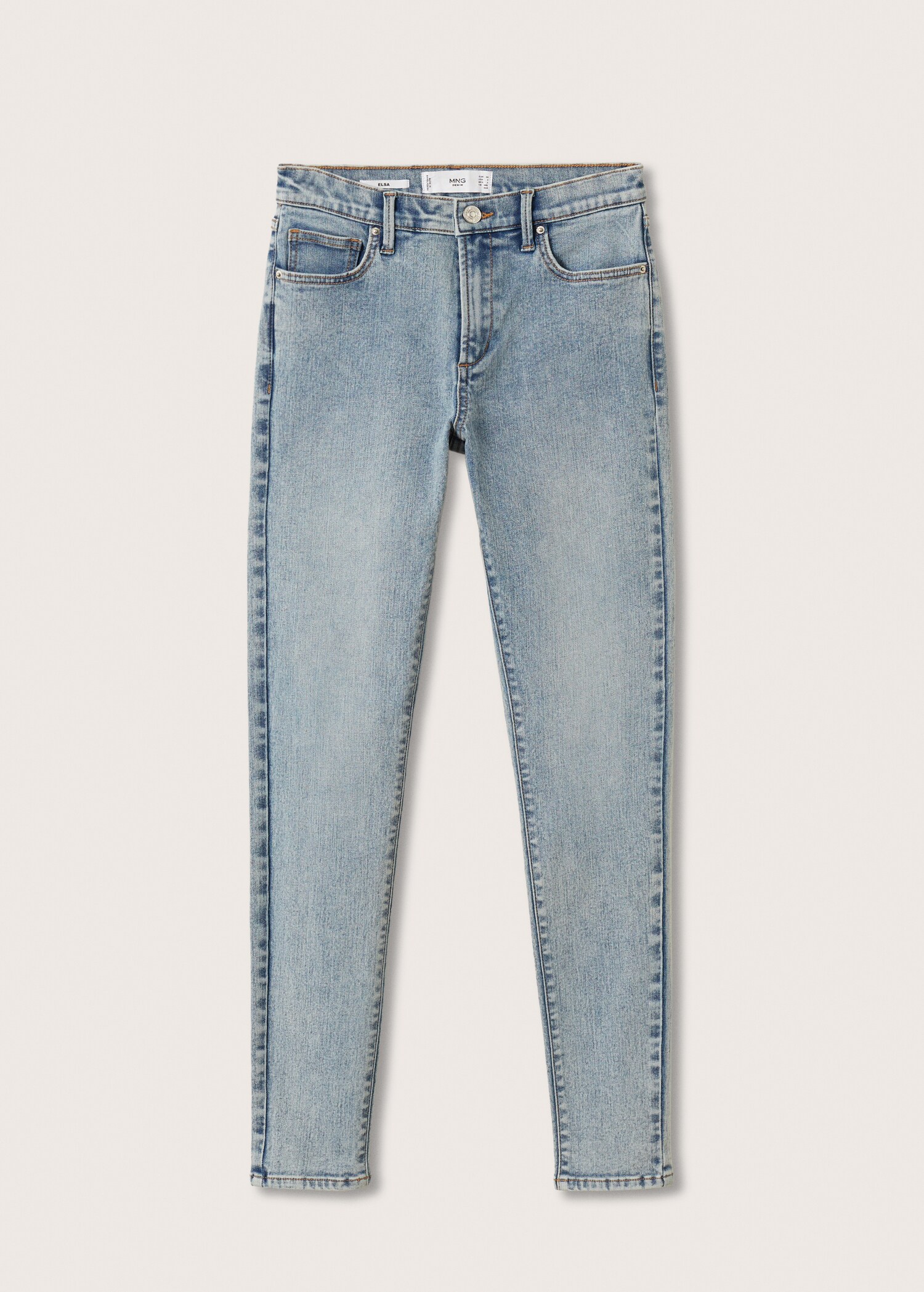 Skinny Jeans mit mittlerem Bund Elsa - Artikel ohne Model