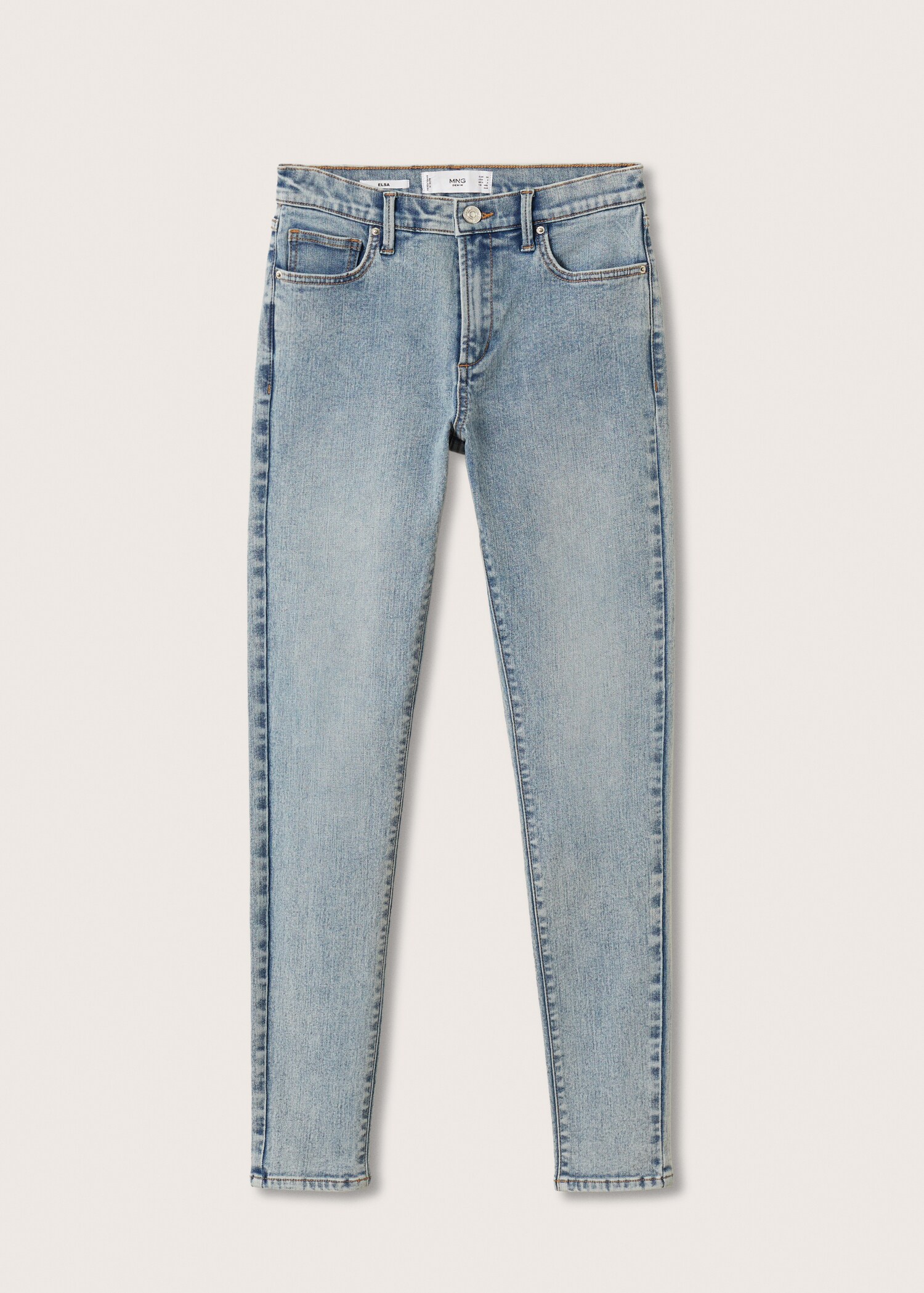 Elsa medium-waist skinny jeans - Article without model