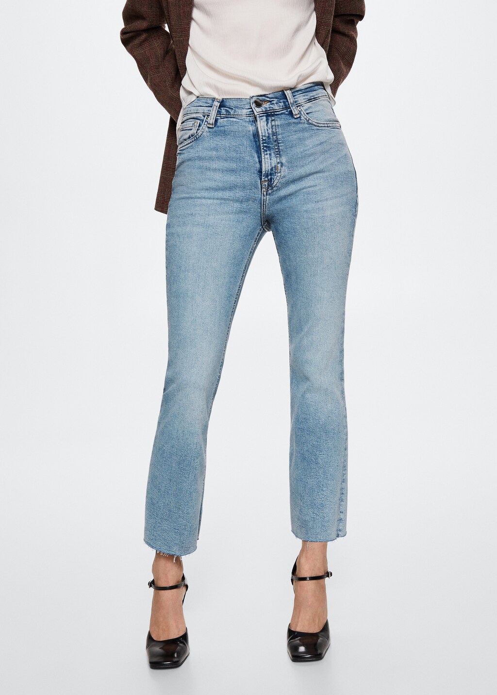 Jean bootcut taille haute femme deals